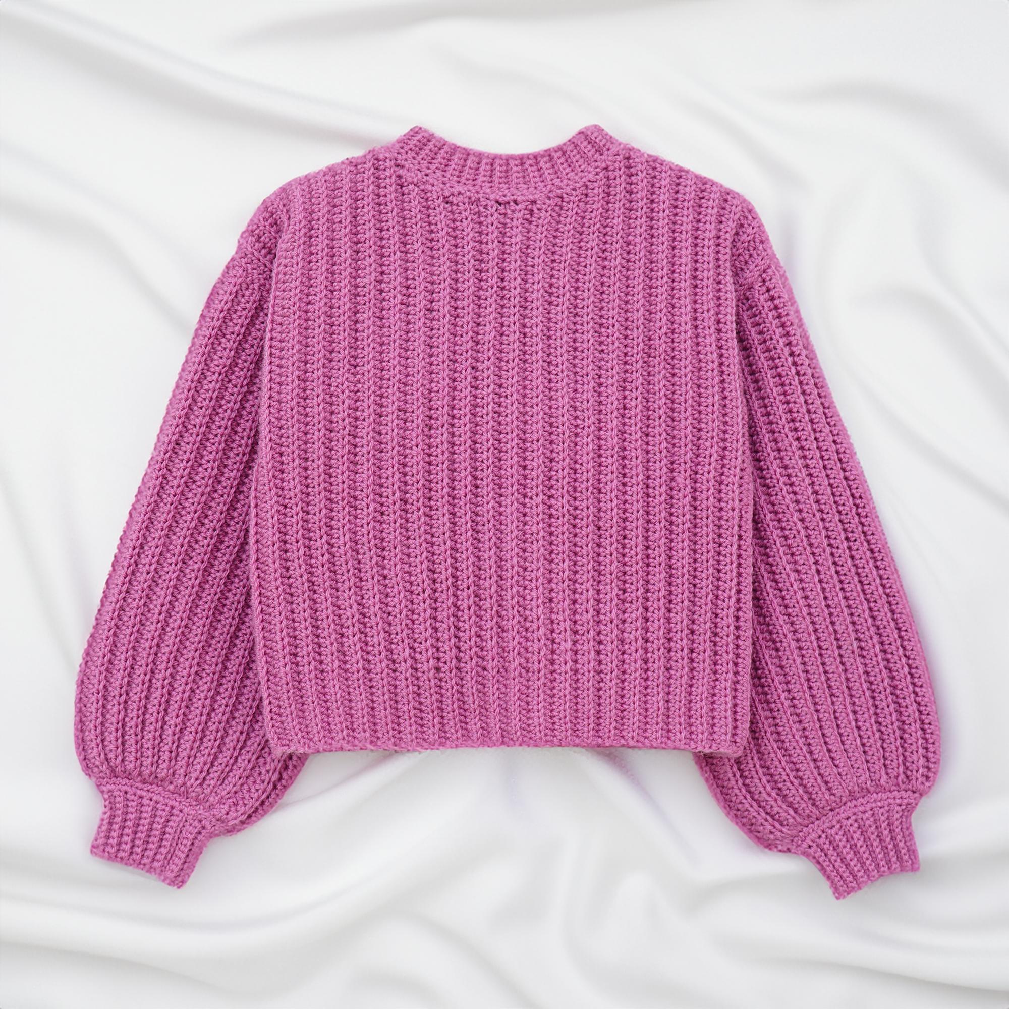 Rose Petal Buttoned Cardigan