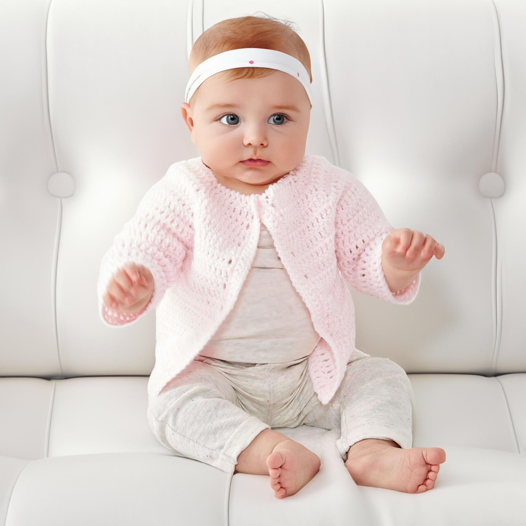 Blush Babe Baby Cardigan & Hat