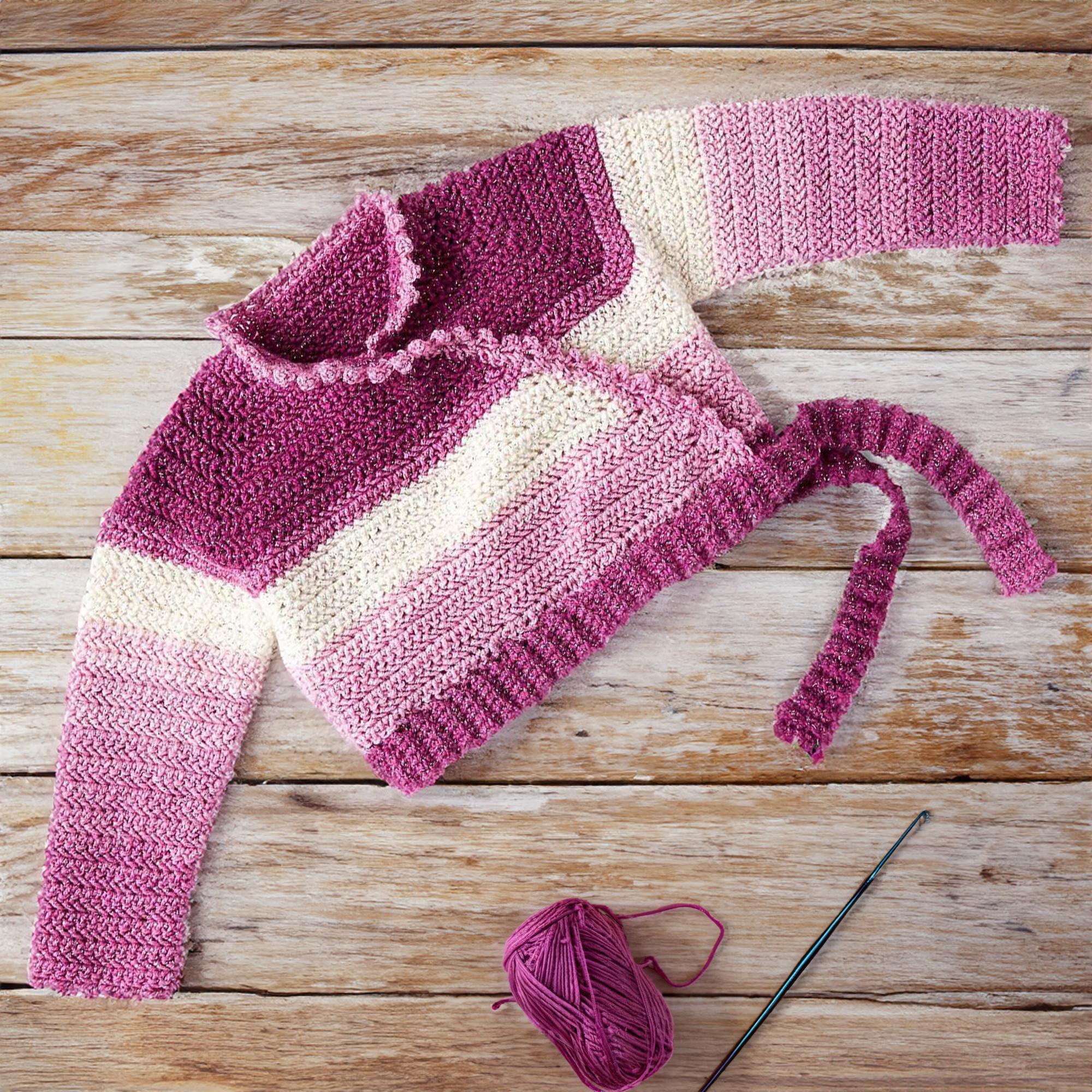 Sweet Violet Stripes Kids Cardigan