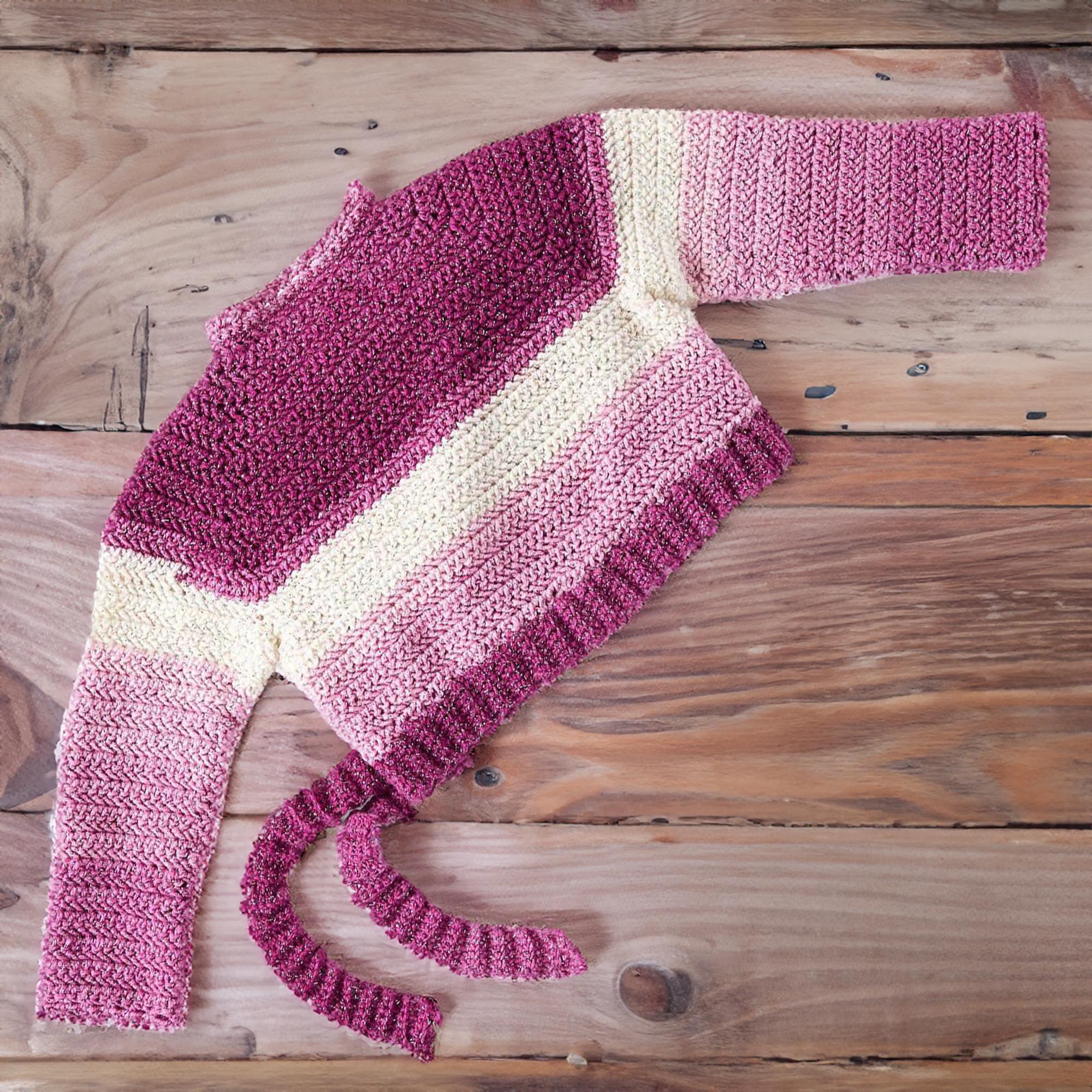 Sweet Violet Stripes Kids Cardigan