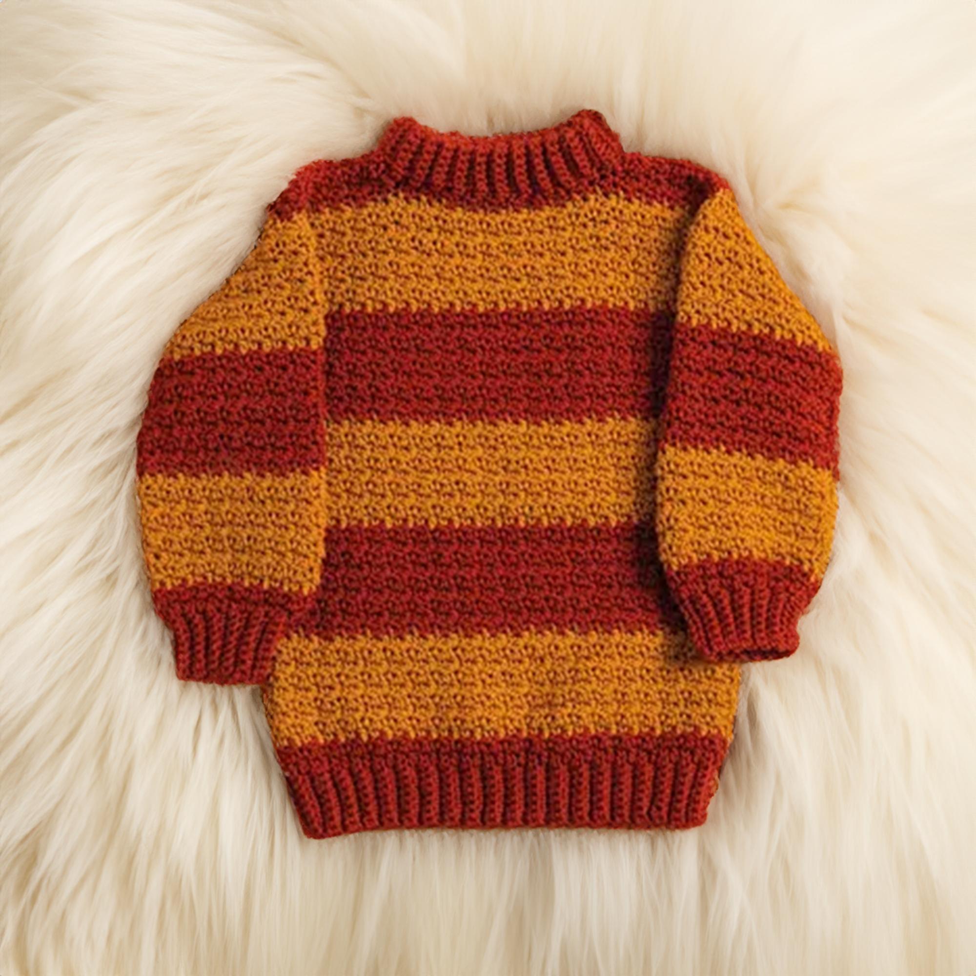 Spiced Pumpkin Striped Sweater