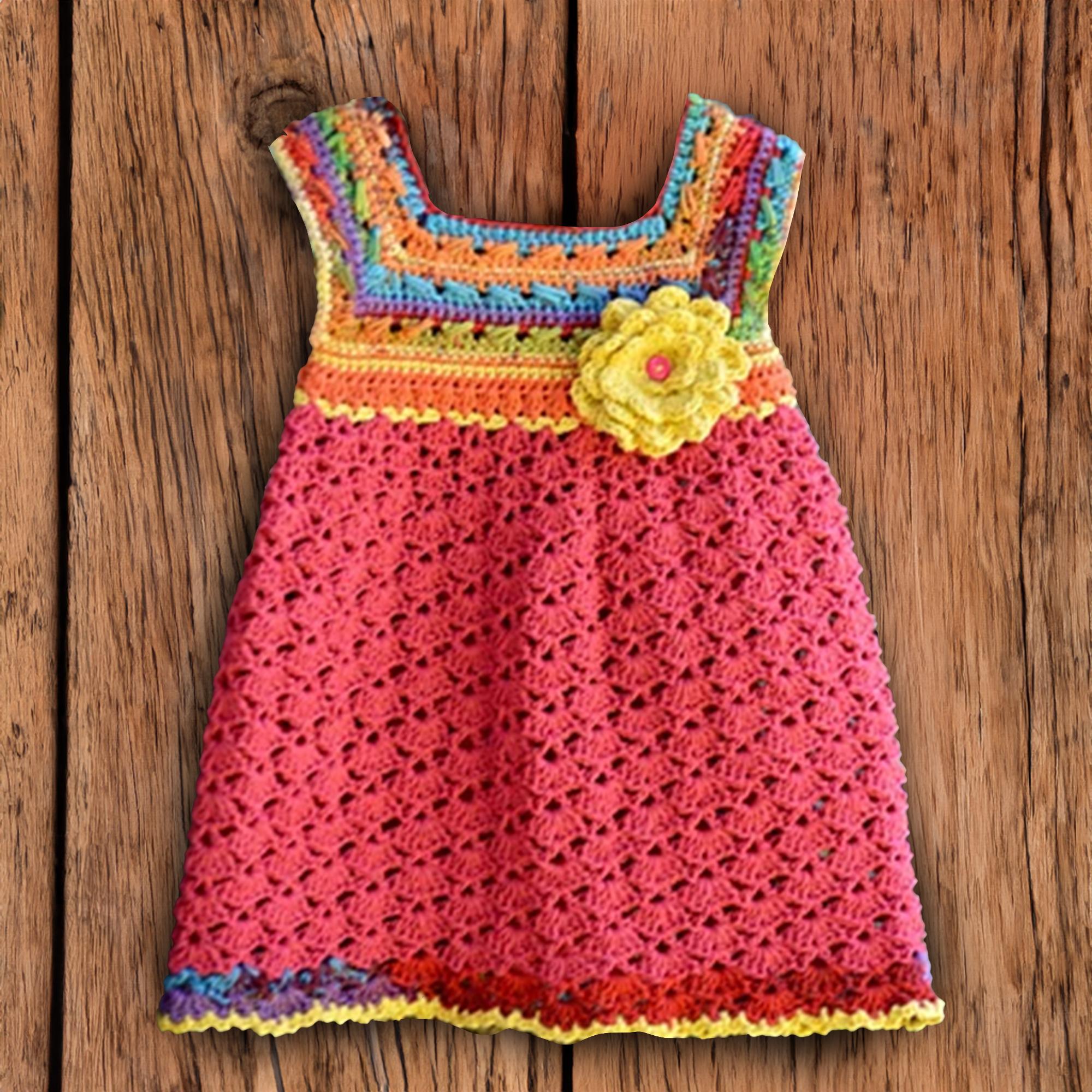 Whimsical Rainbow Baby/Kids Dress
