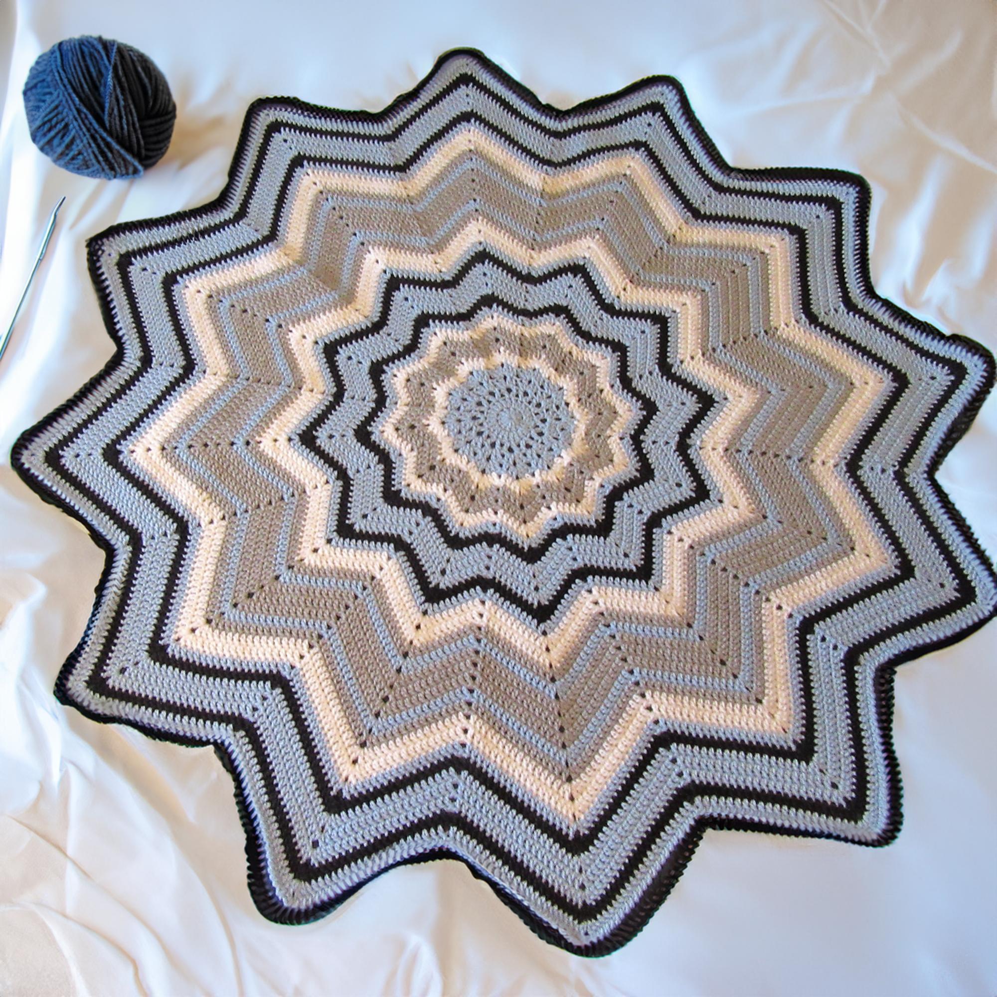 Baby Blue Sunburst Blanket