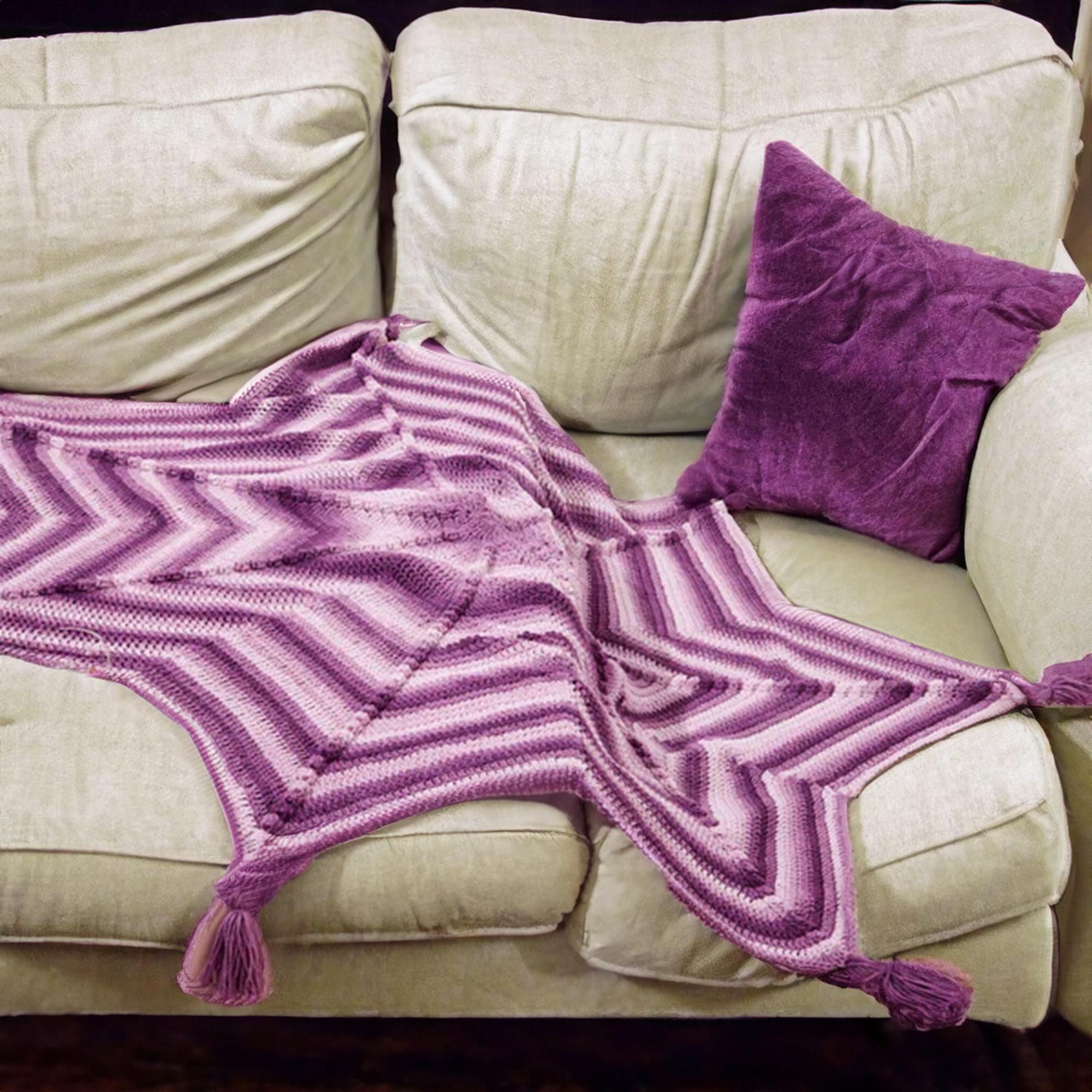 Lavendar Lines Blanket
