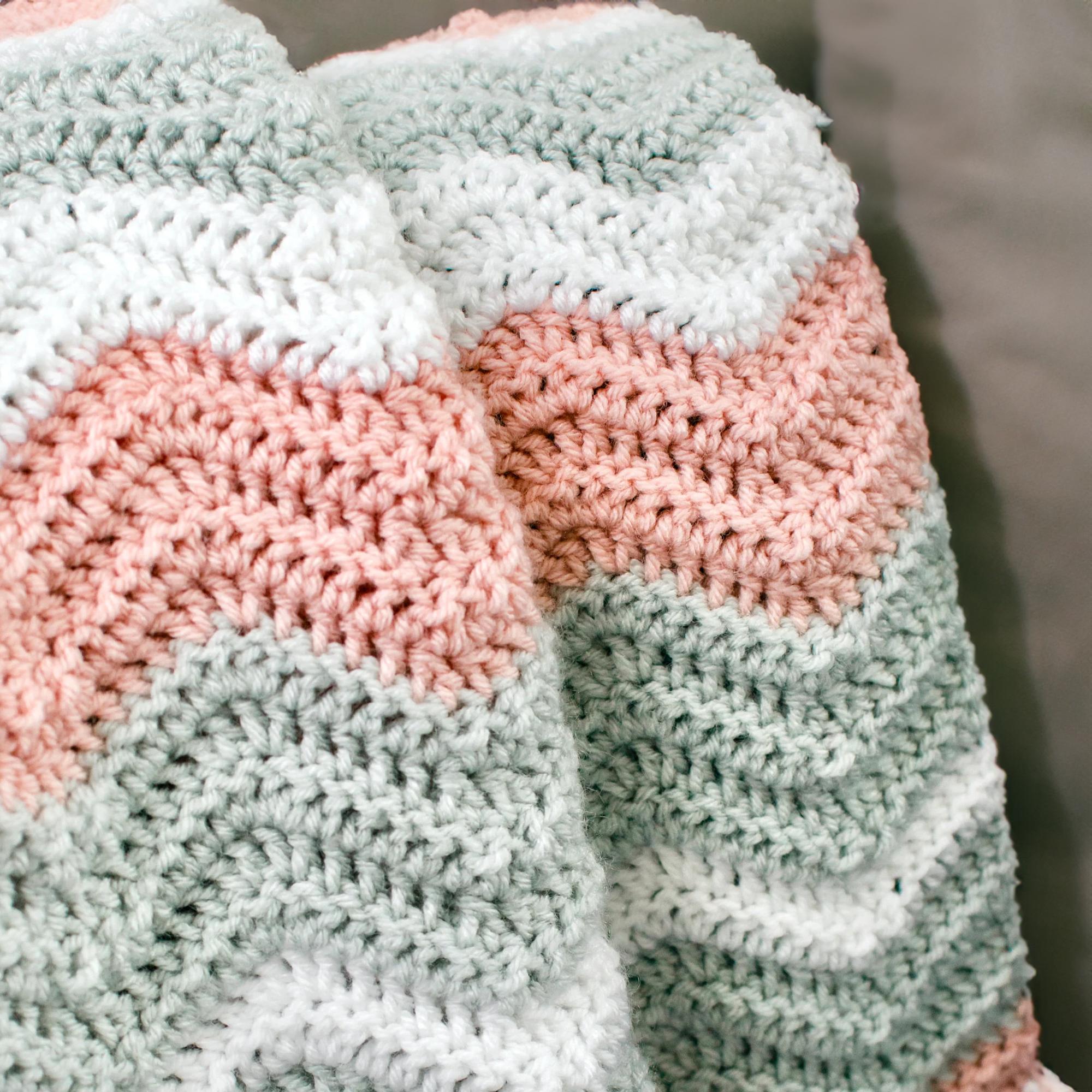 Blush Jade Zigzag Blanket