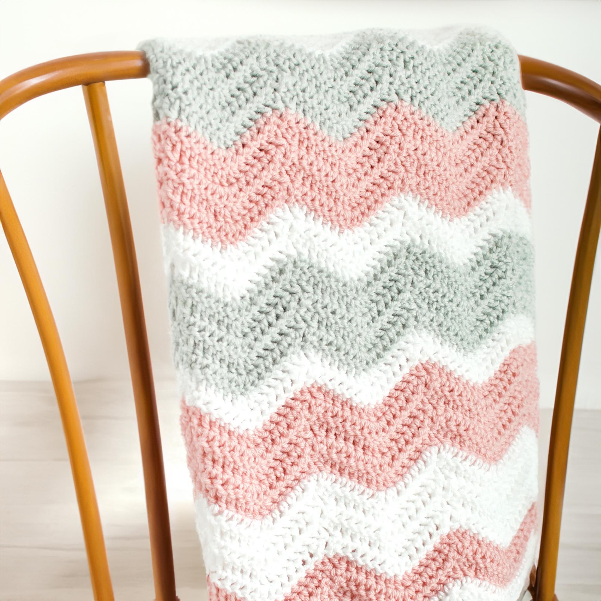 Blush Jade Zigzag Blanket