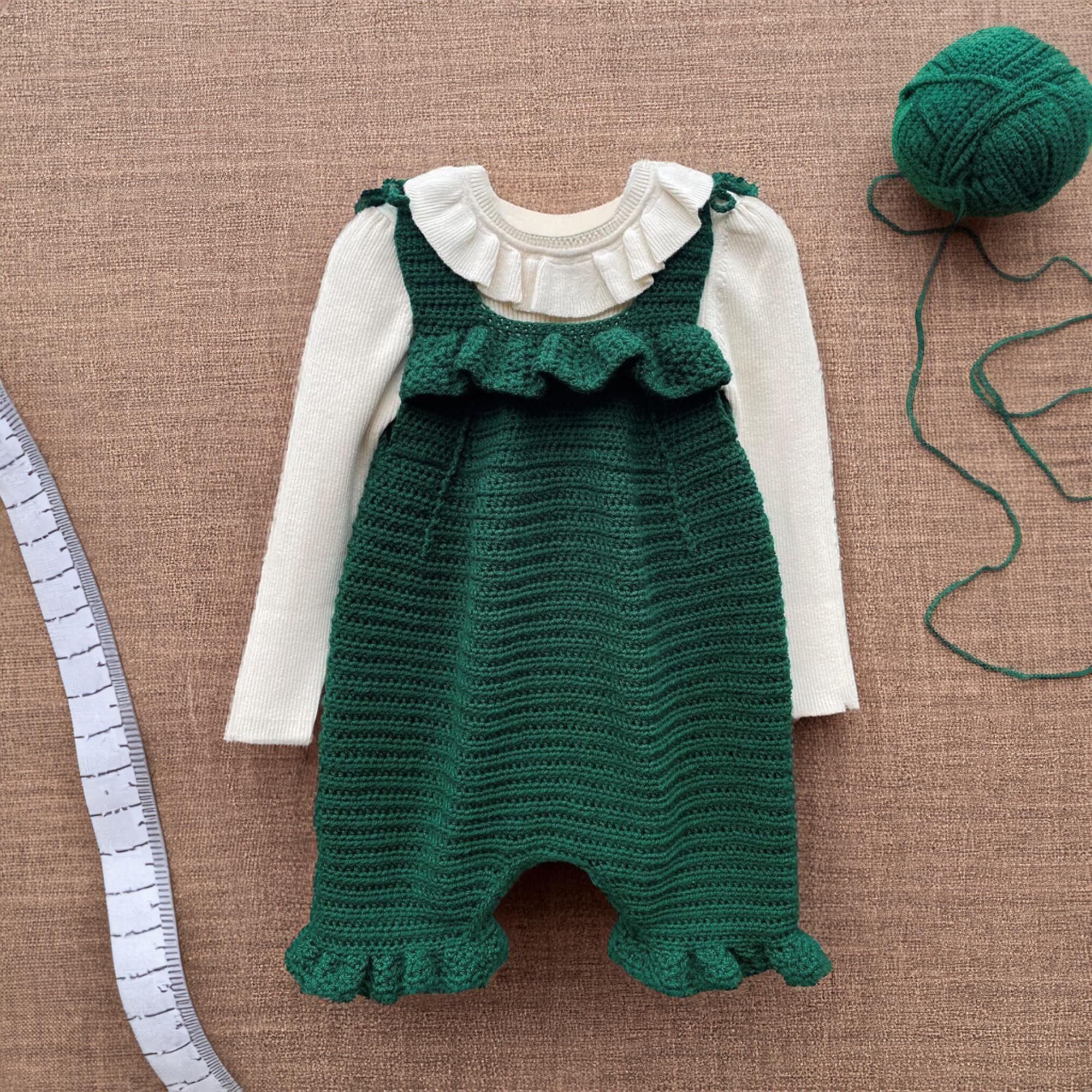 Ruffle Top Cuteness Baby Jumpsuit