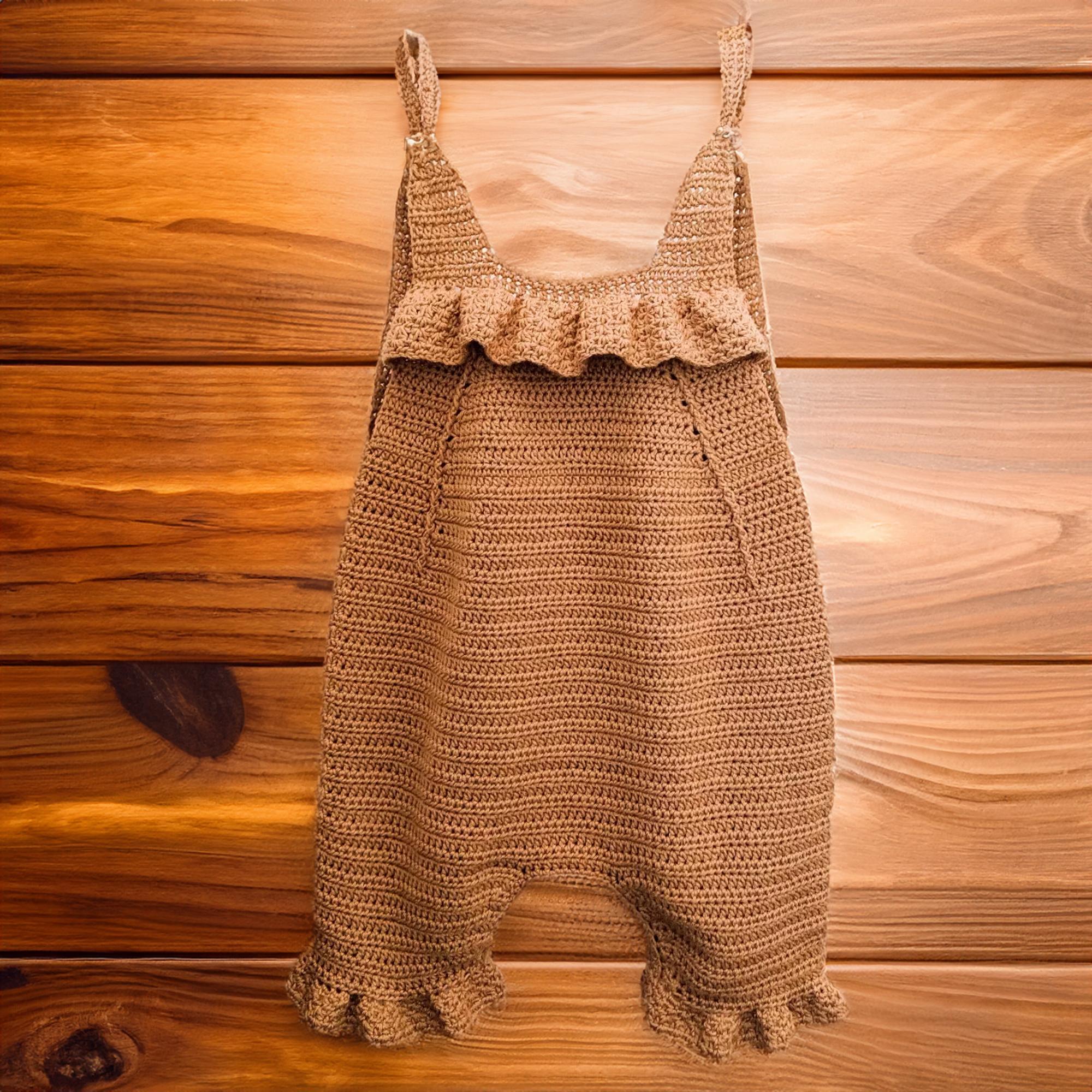 Ruffle Top Cuteness Baby Jumpsuit
