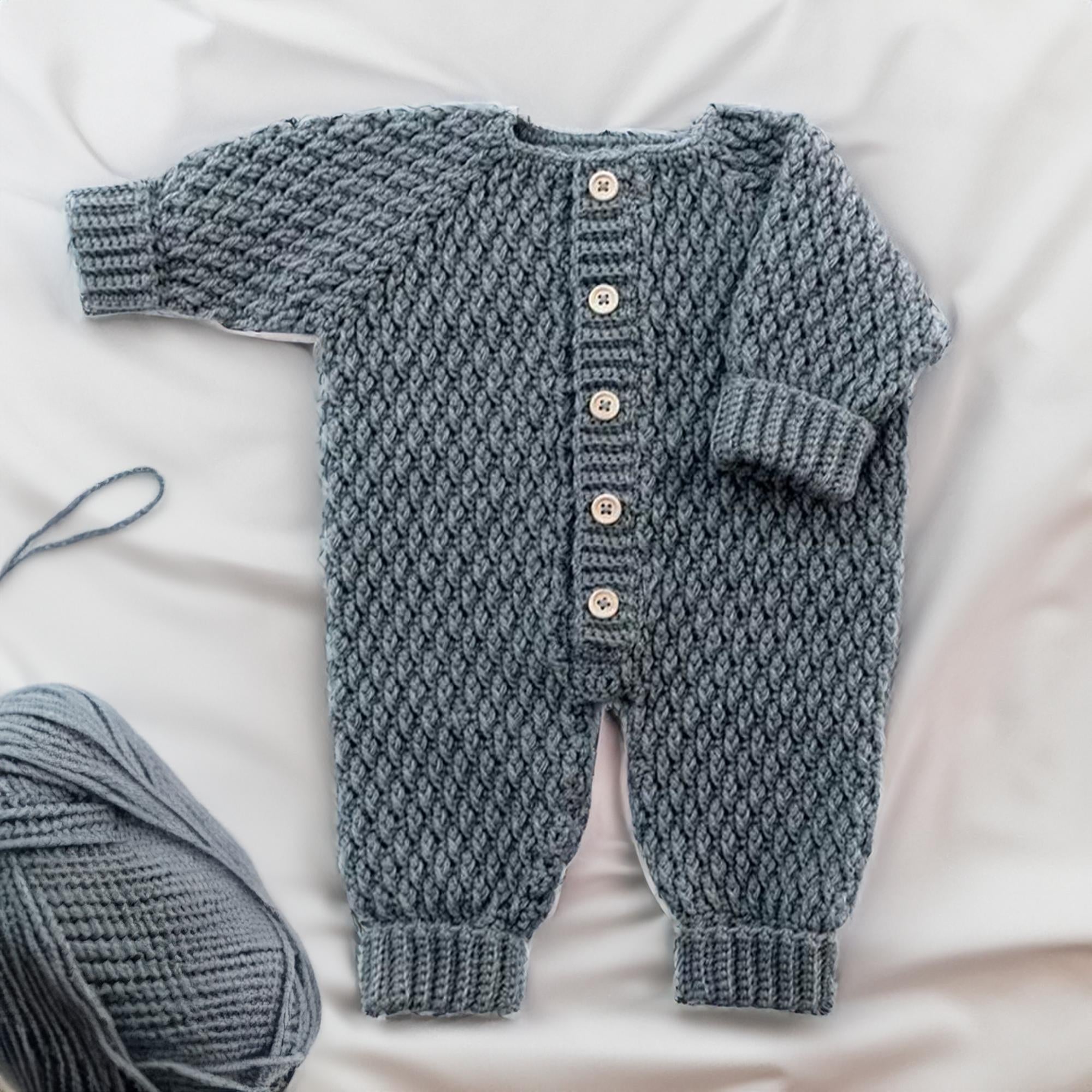 Cozy Cables Baby Onesie