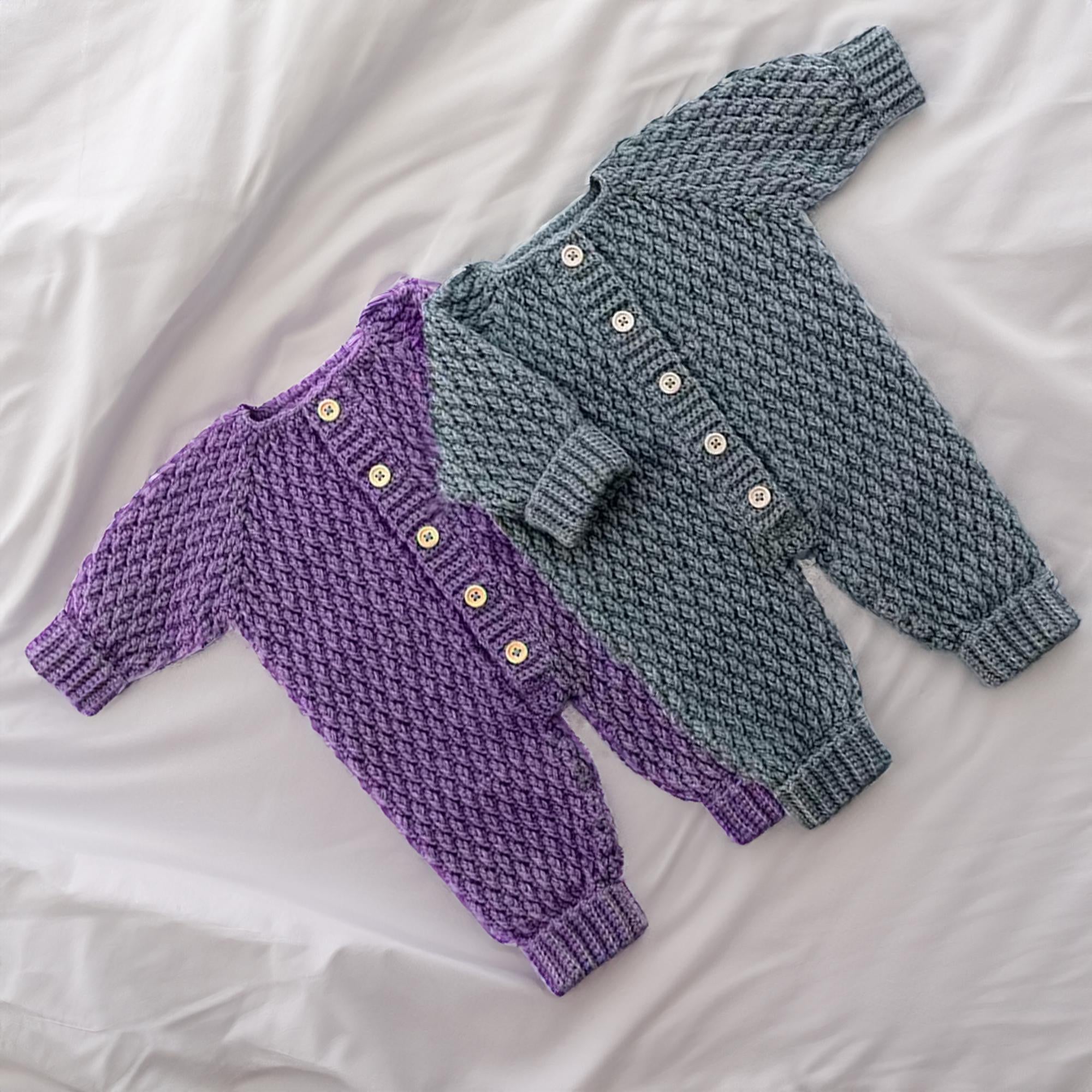 Cozy Cables Baby Onesie