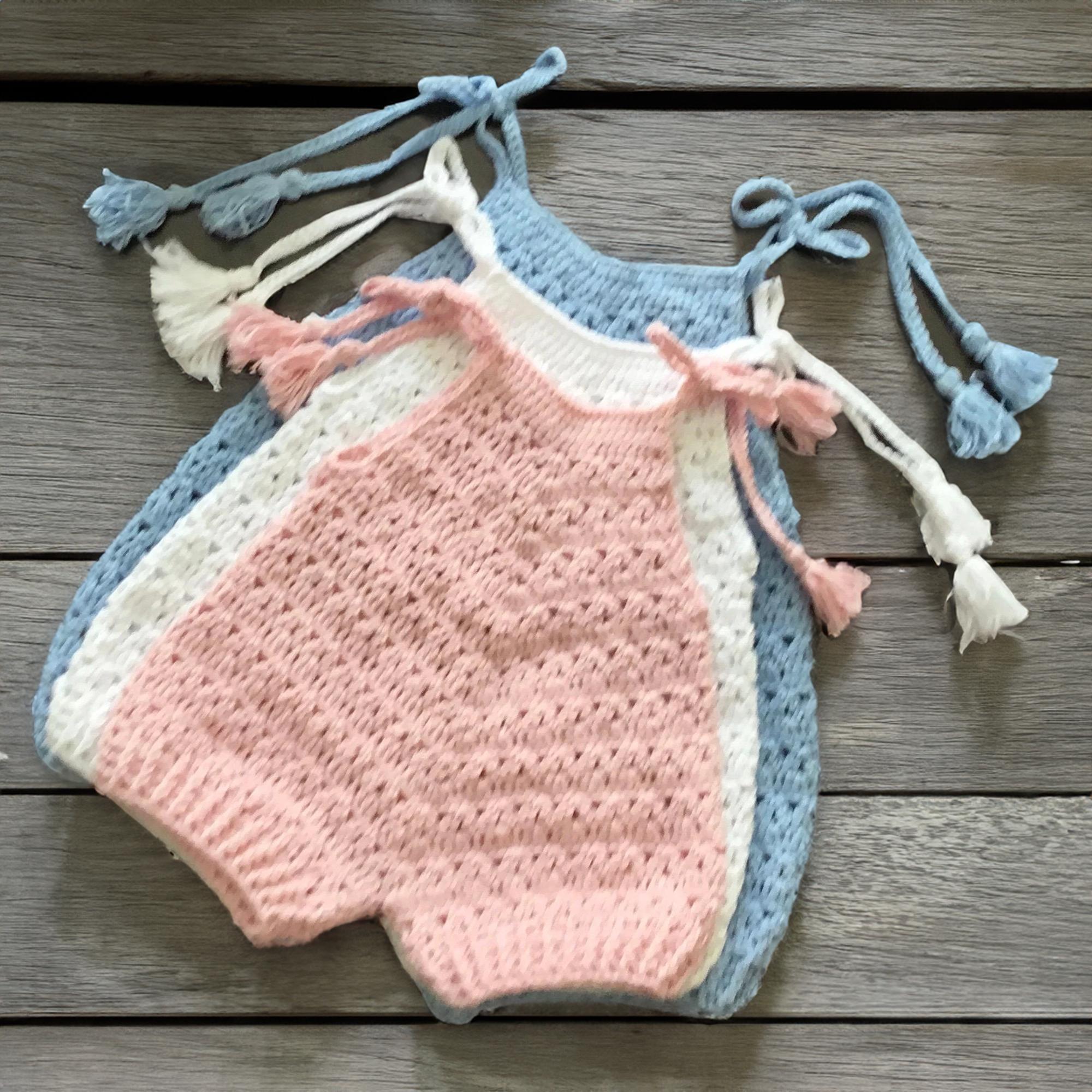 Tiny Tassel Treasure Baby Romper