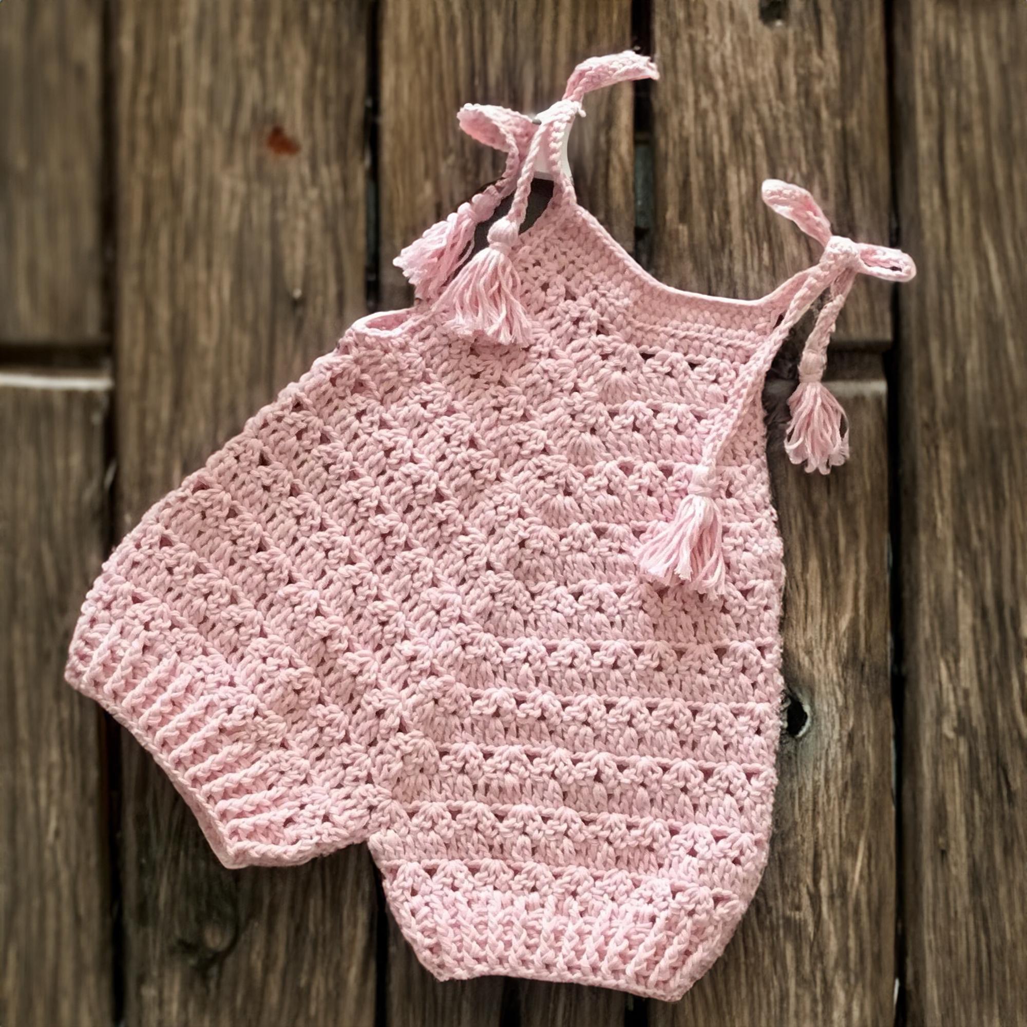 Tiny Tassel Treasure Baby Romper