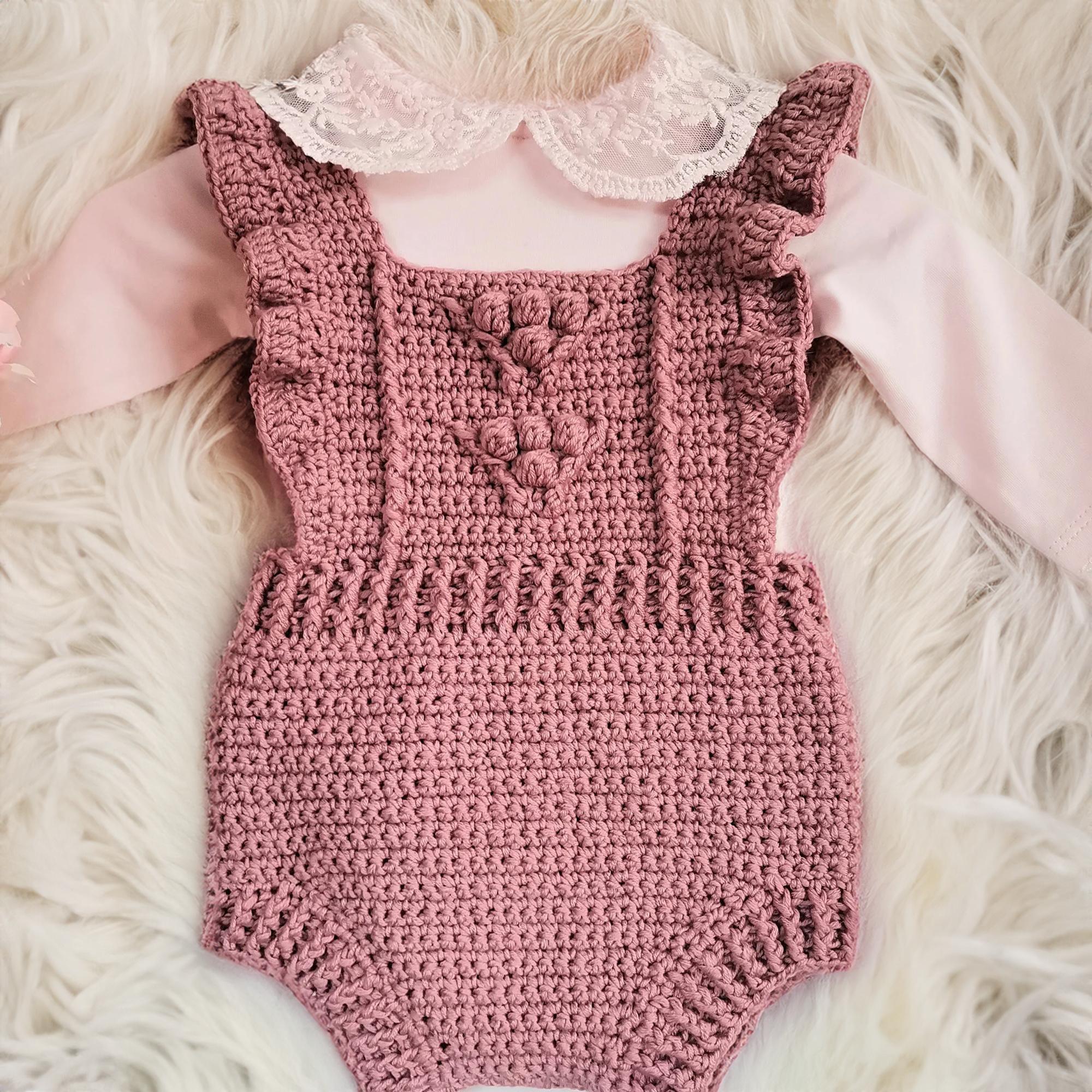 Precious Ruffles Baby Romper