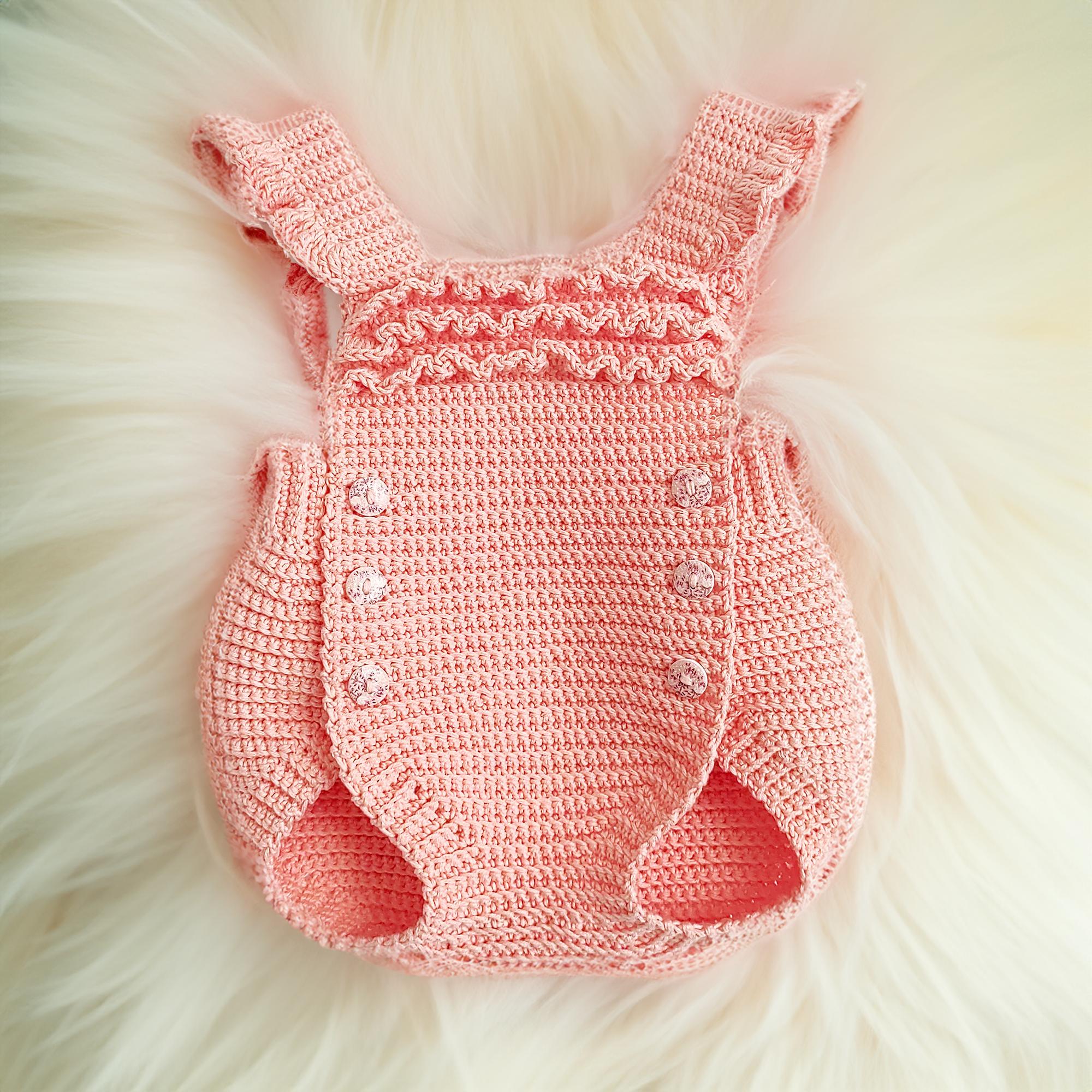 Ruffle Charm Baby Romper