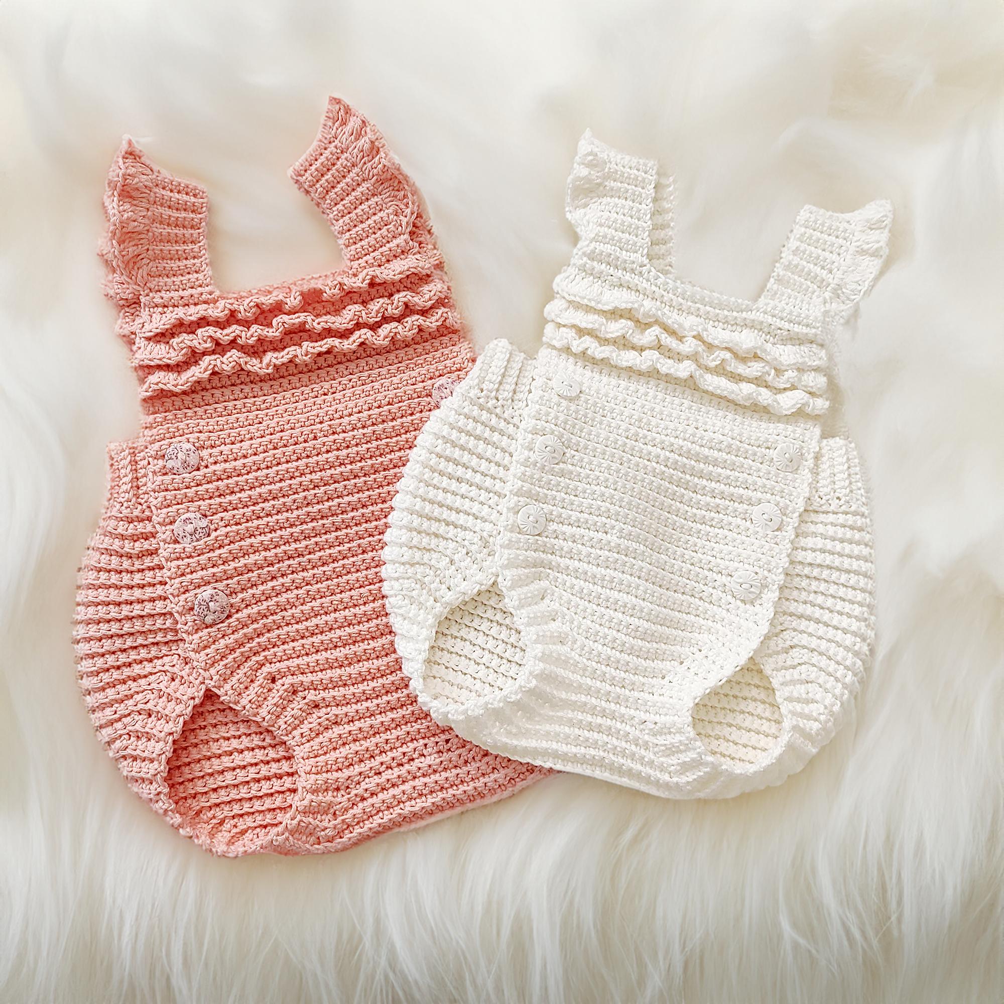 Ruffle Charm Baby Romper