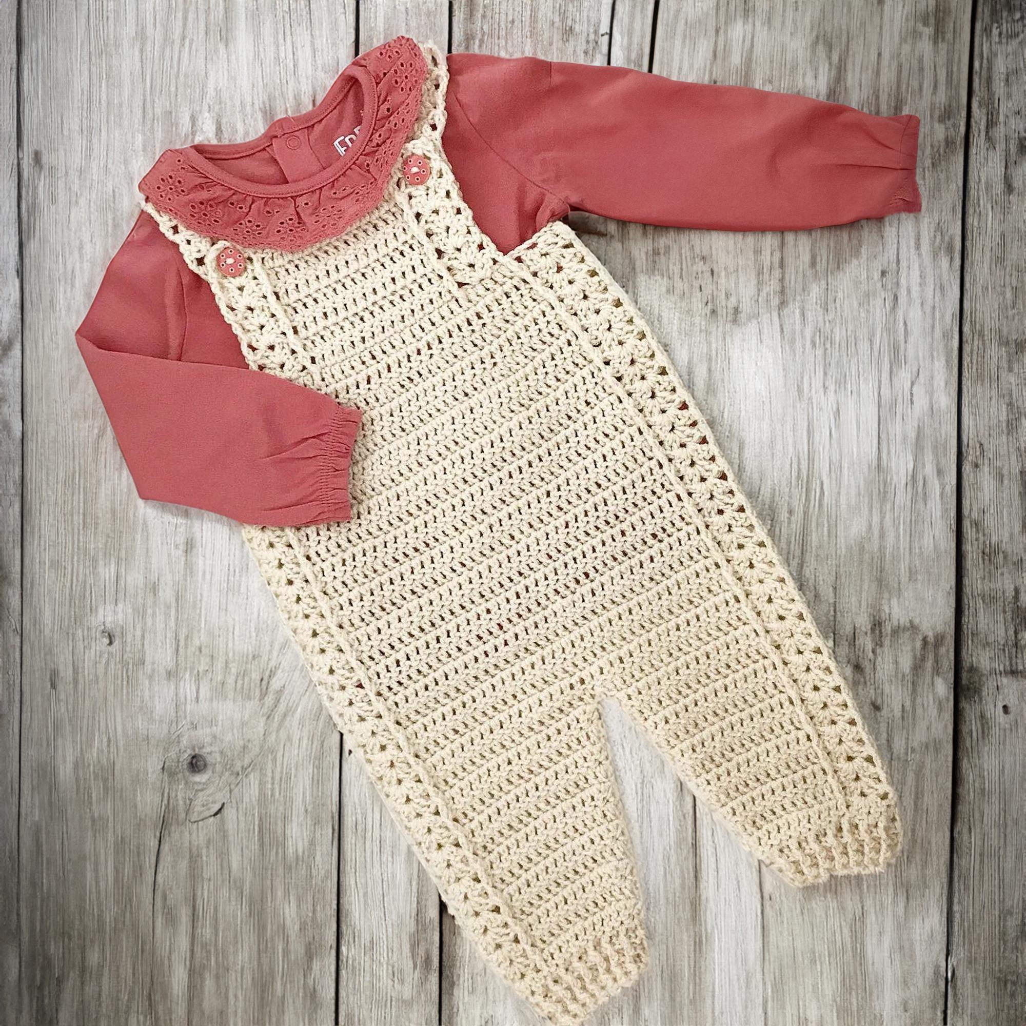 Vintage Velvet Baby Overalls