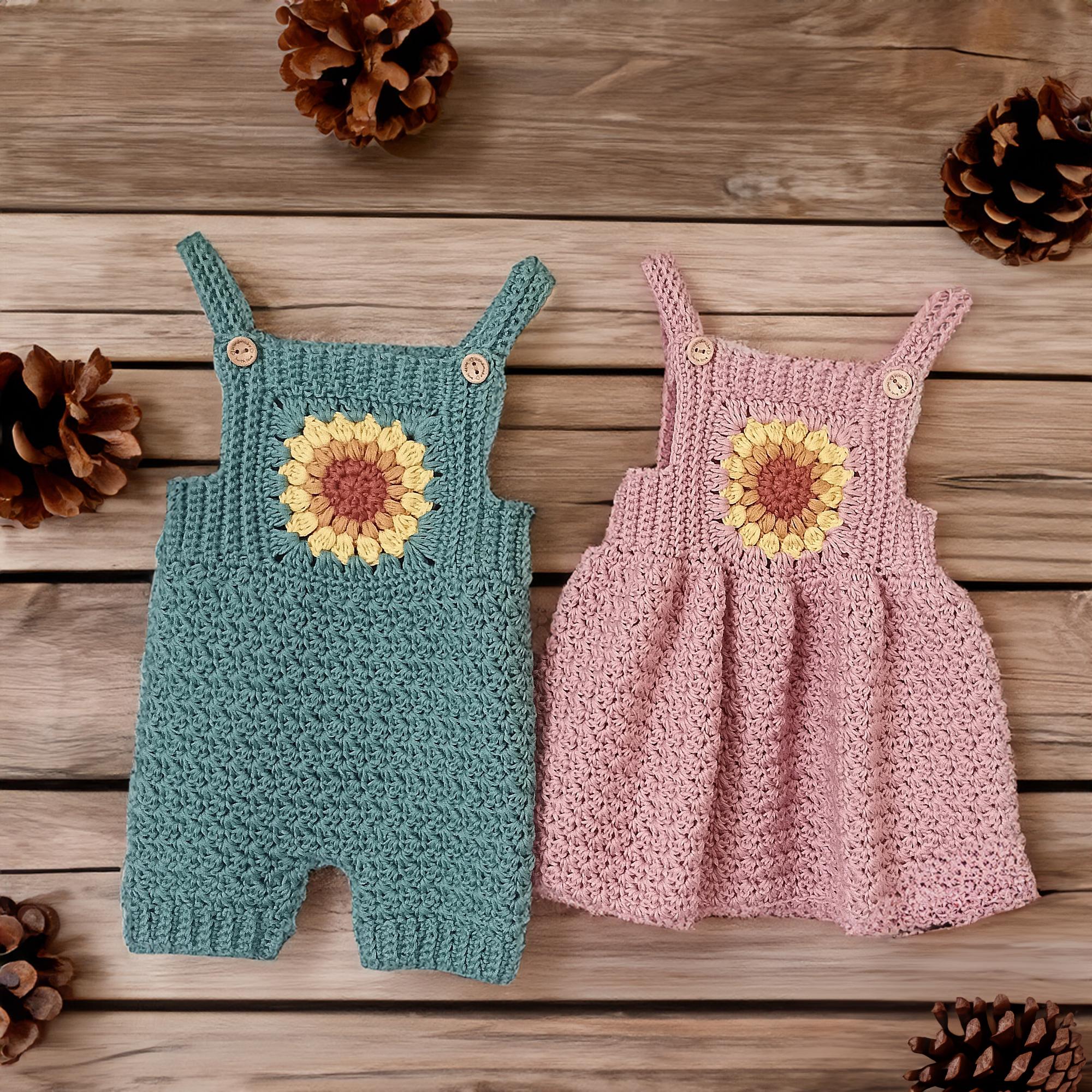 Garden Party Baby Overalls/Dress 12-18 months