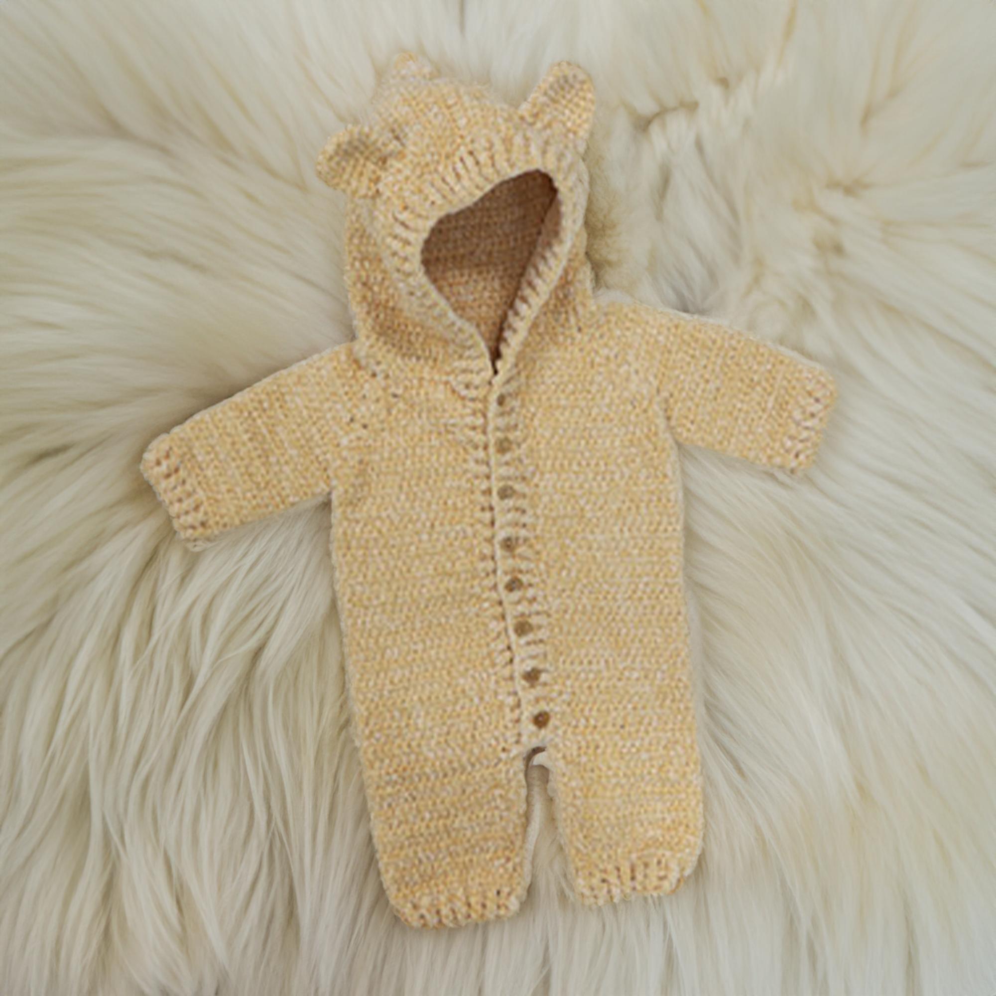 Honey Cub Baby Onesie MON CROCHET - Main Image