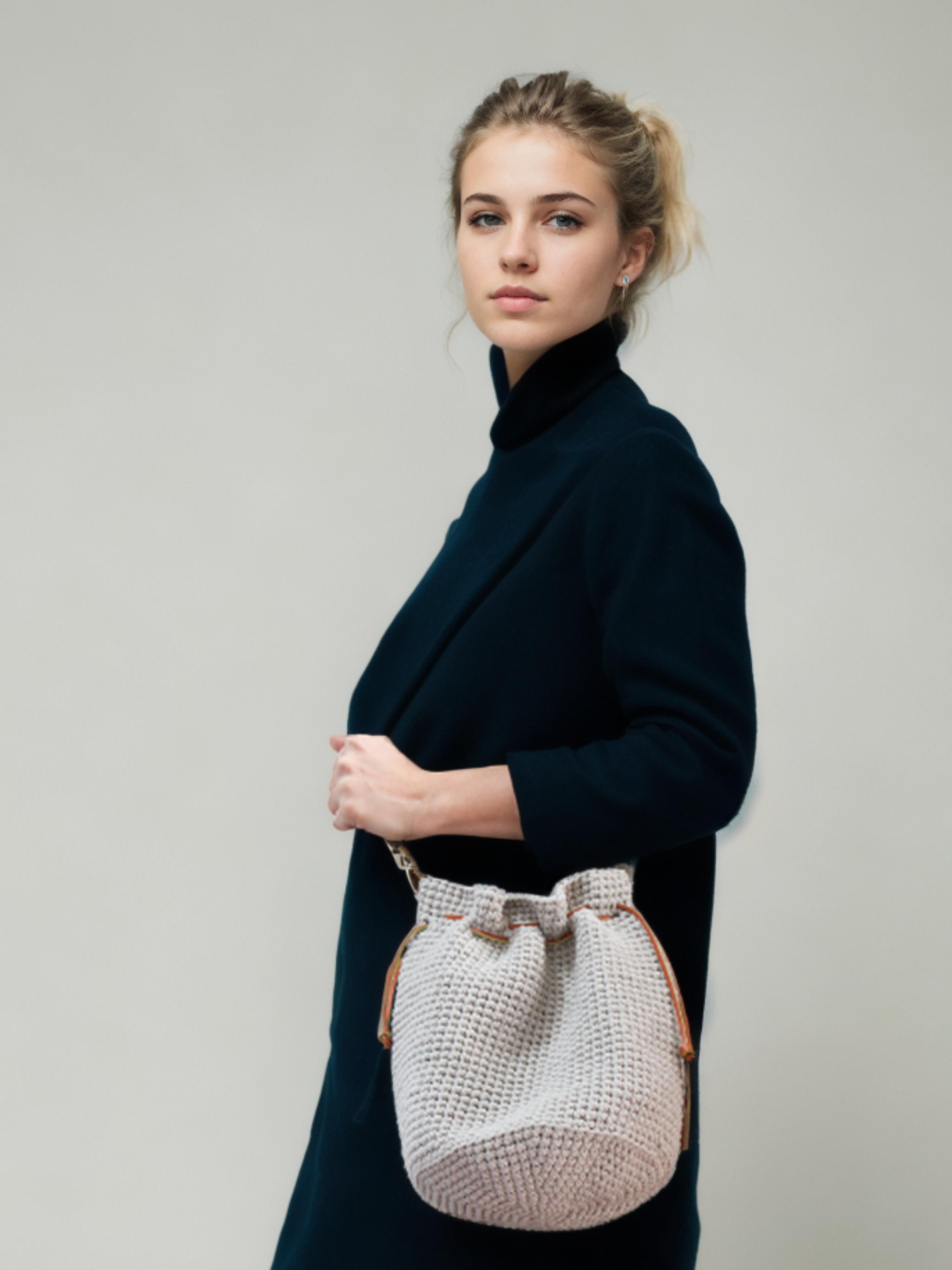 Braided Drawstring Bag