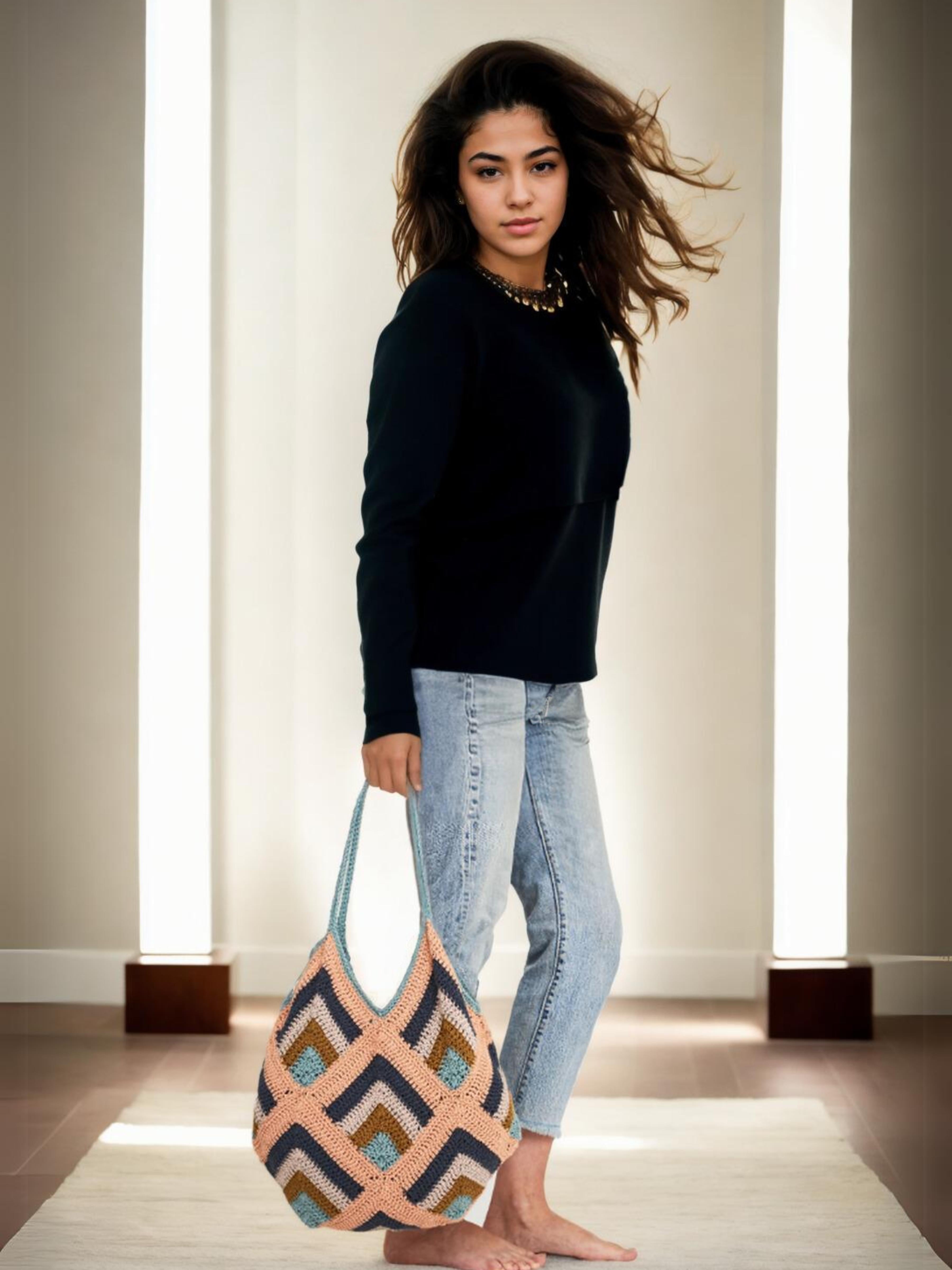 Geometric Gem Tote Bag