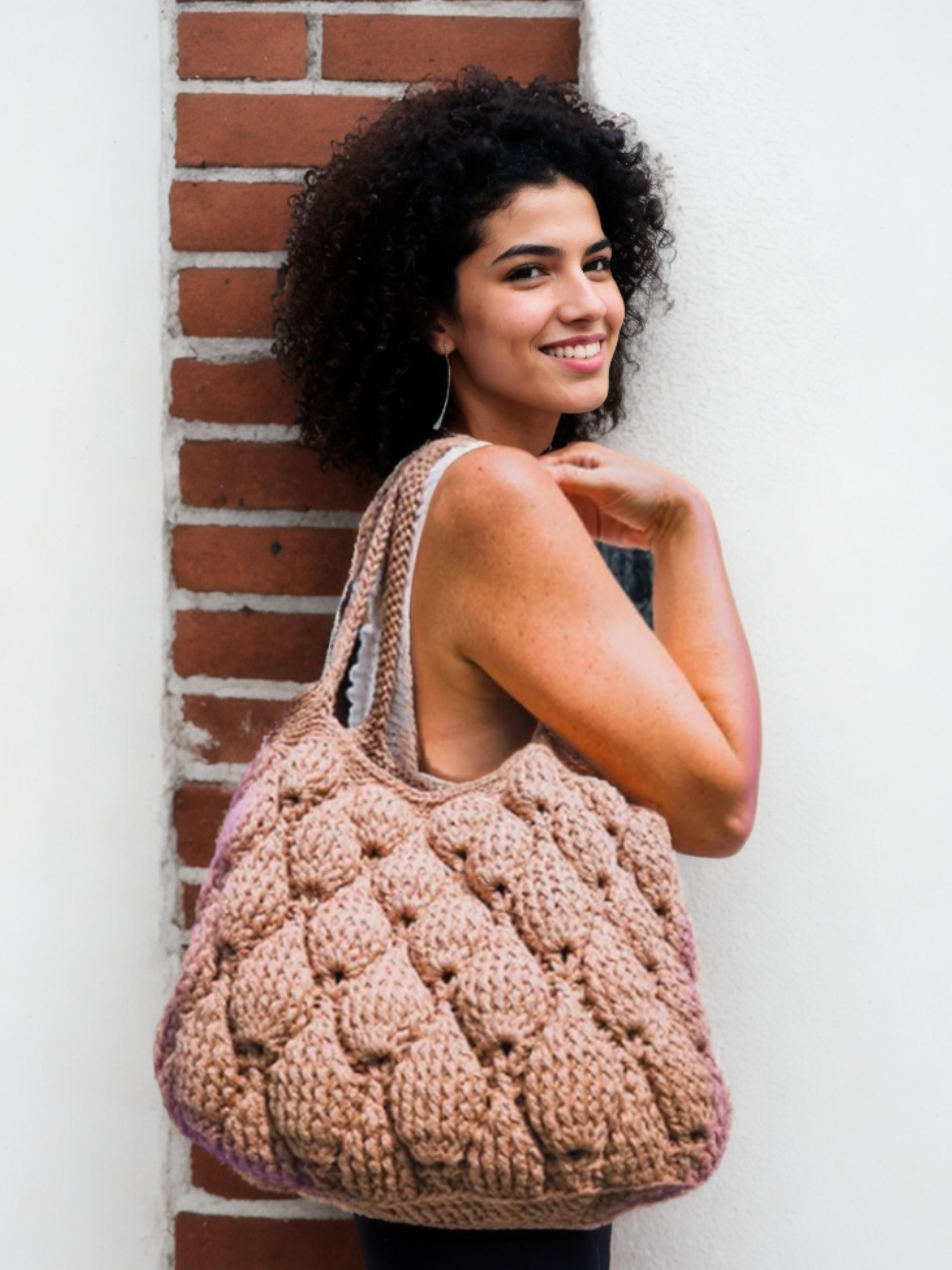 Geometric Charm Shoulder Bag