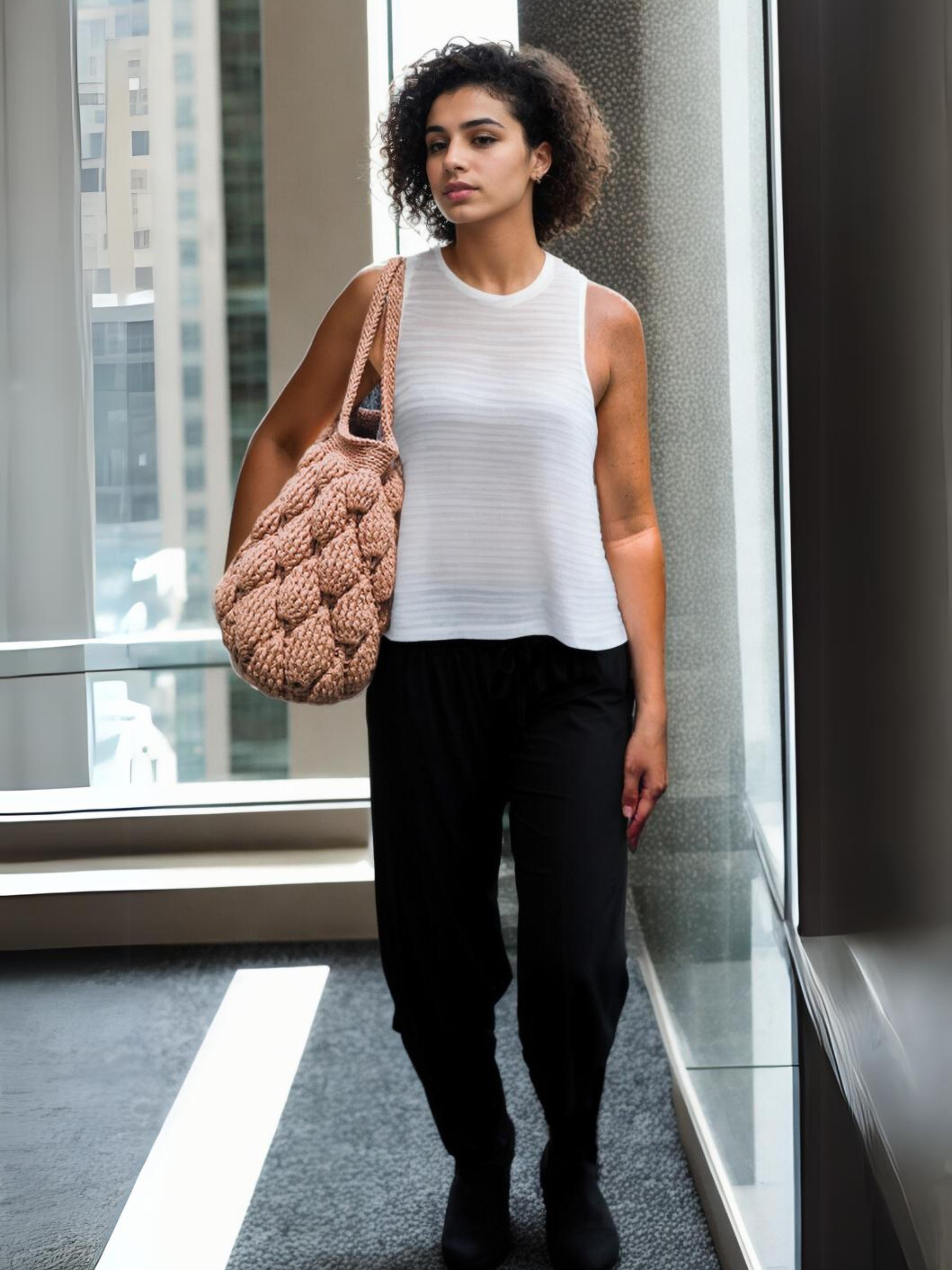 Puffer Charm Tote Bag