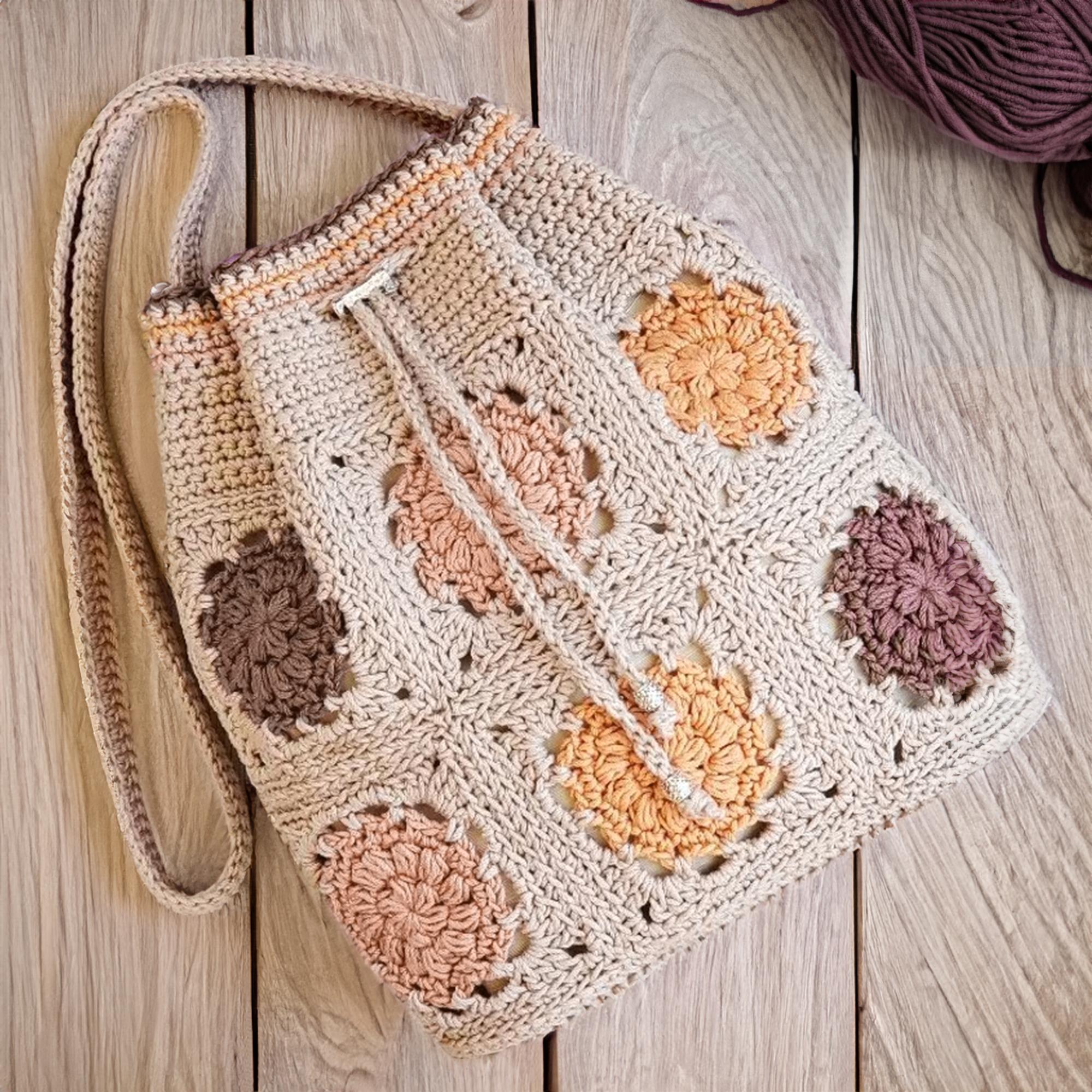 Bohemian Blossom Patchwork Tote Bag