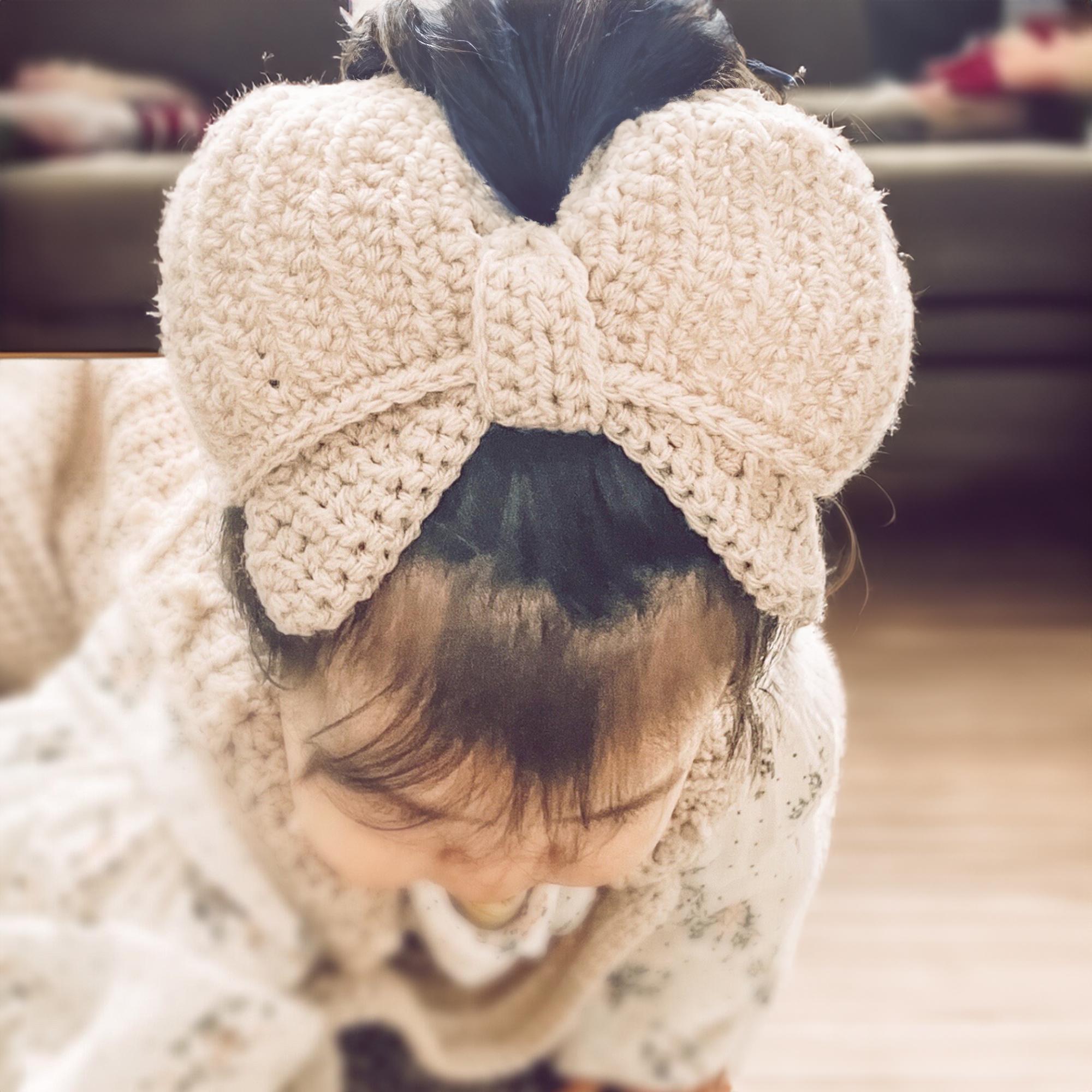 Ivory Blossom Bow
