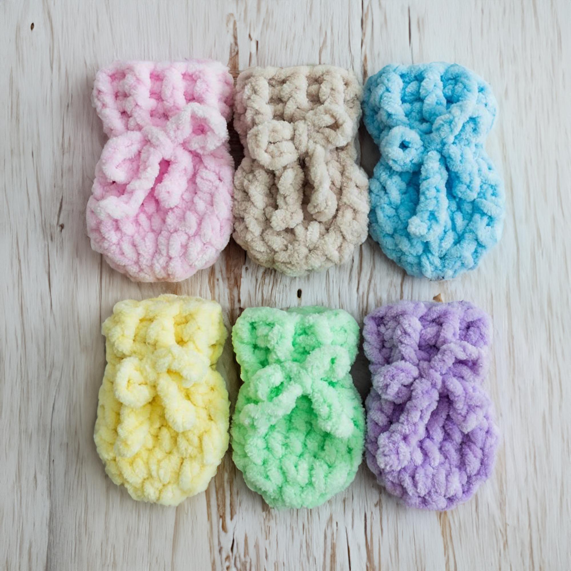 Pastel Puff Mittens