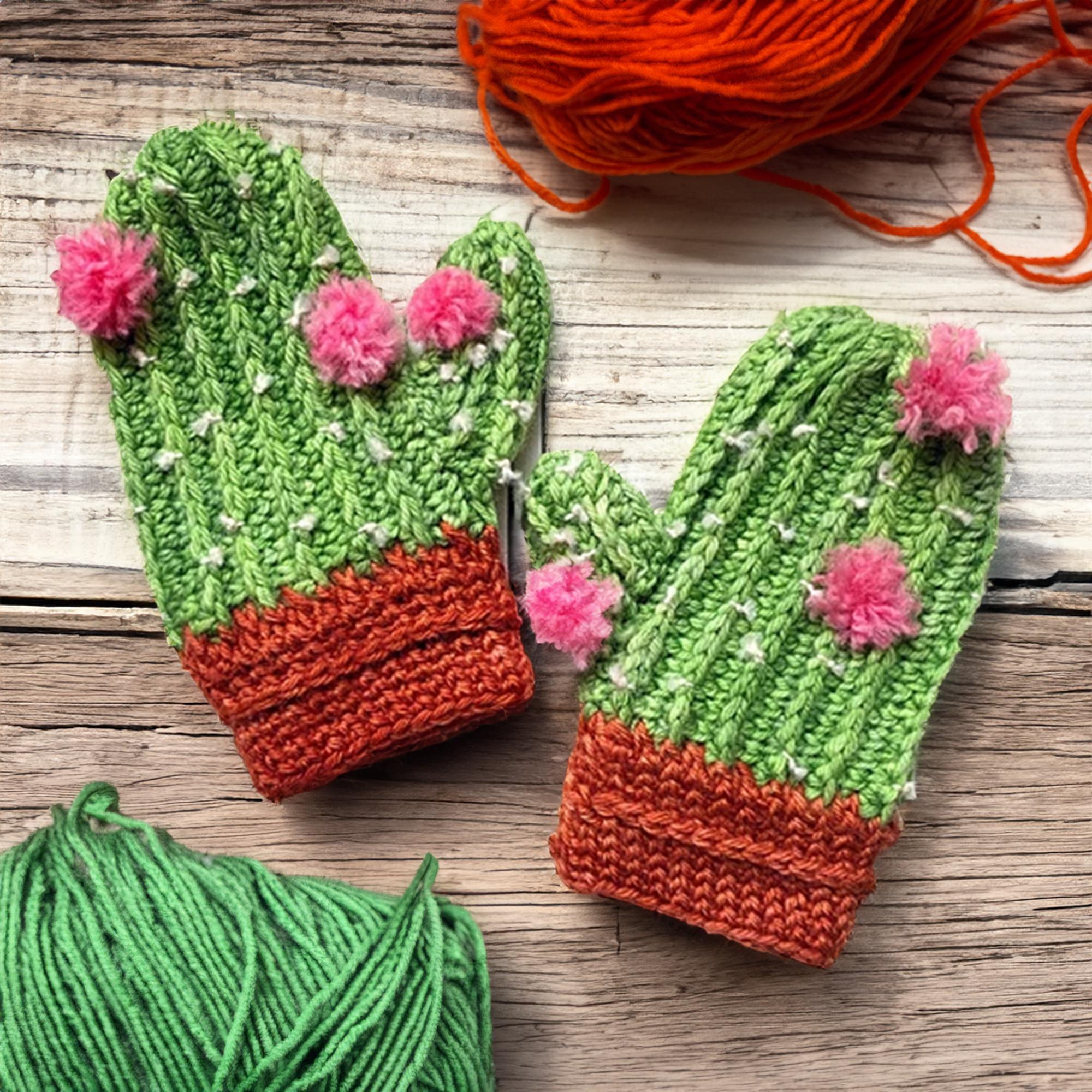 Desert Flower Mittens