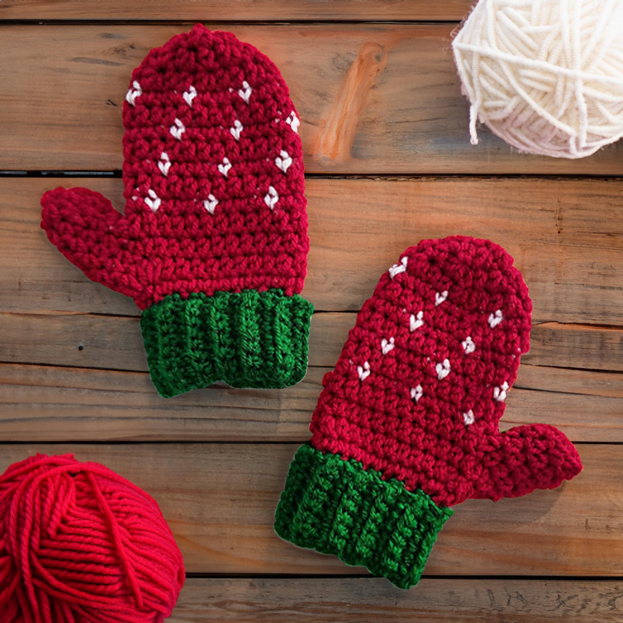 Yarn Crochet Childrens Mittens Berry Sweet Mittens – MON CROCHET