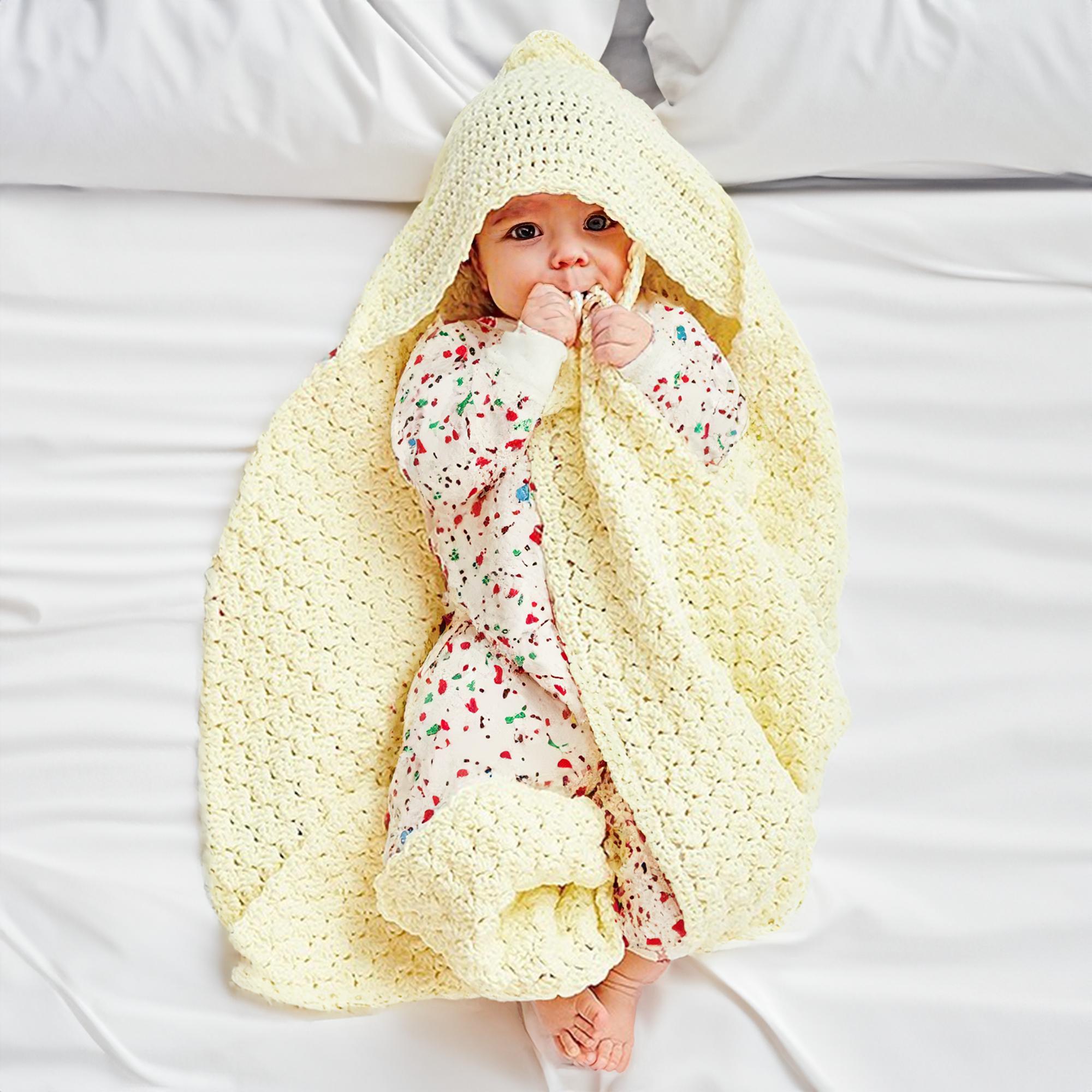 Buttercream Hooded Baby Blanket/Swaddle – MON CROCHET