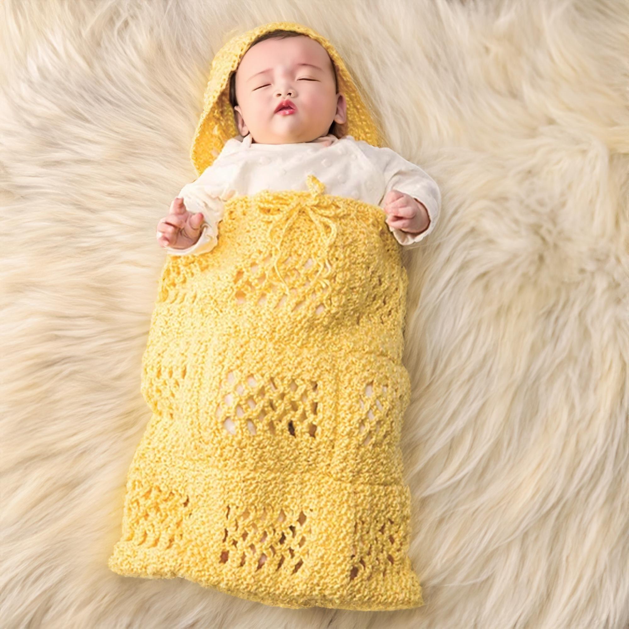 Lemon Lace Baby Swaddle