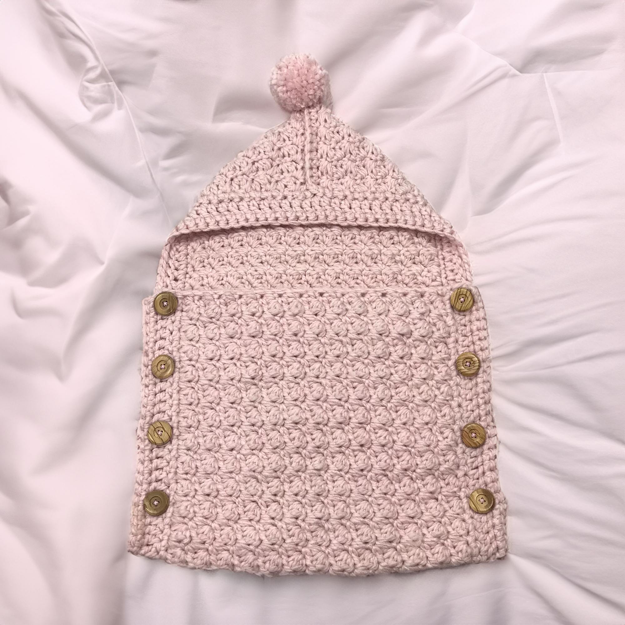 Buttoned Oatmeal Swaddle