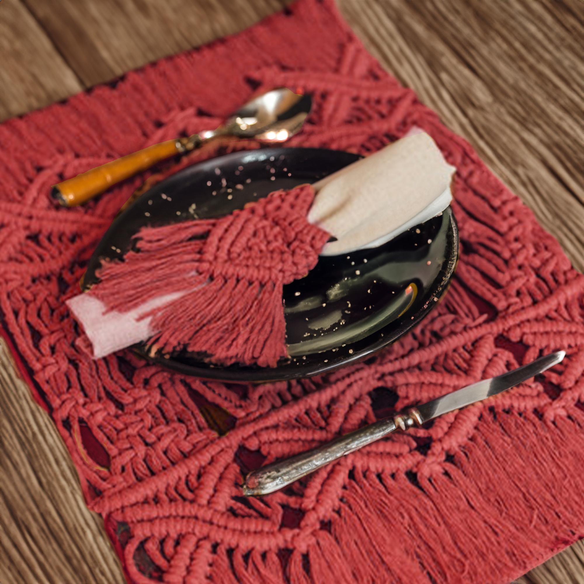 Chic Macramé Placemat