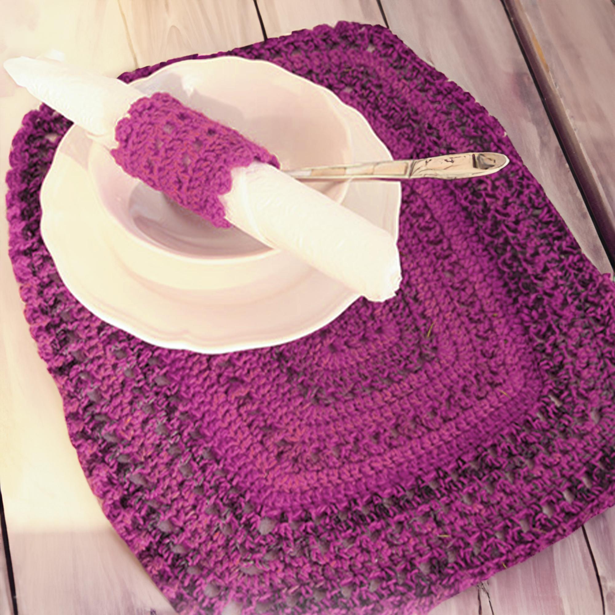 Crimson Waves Placemats