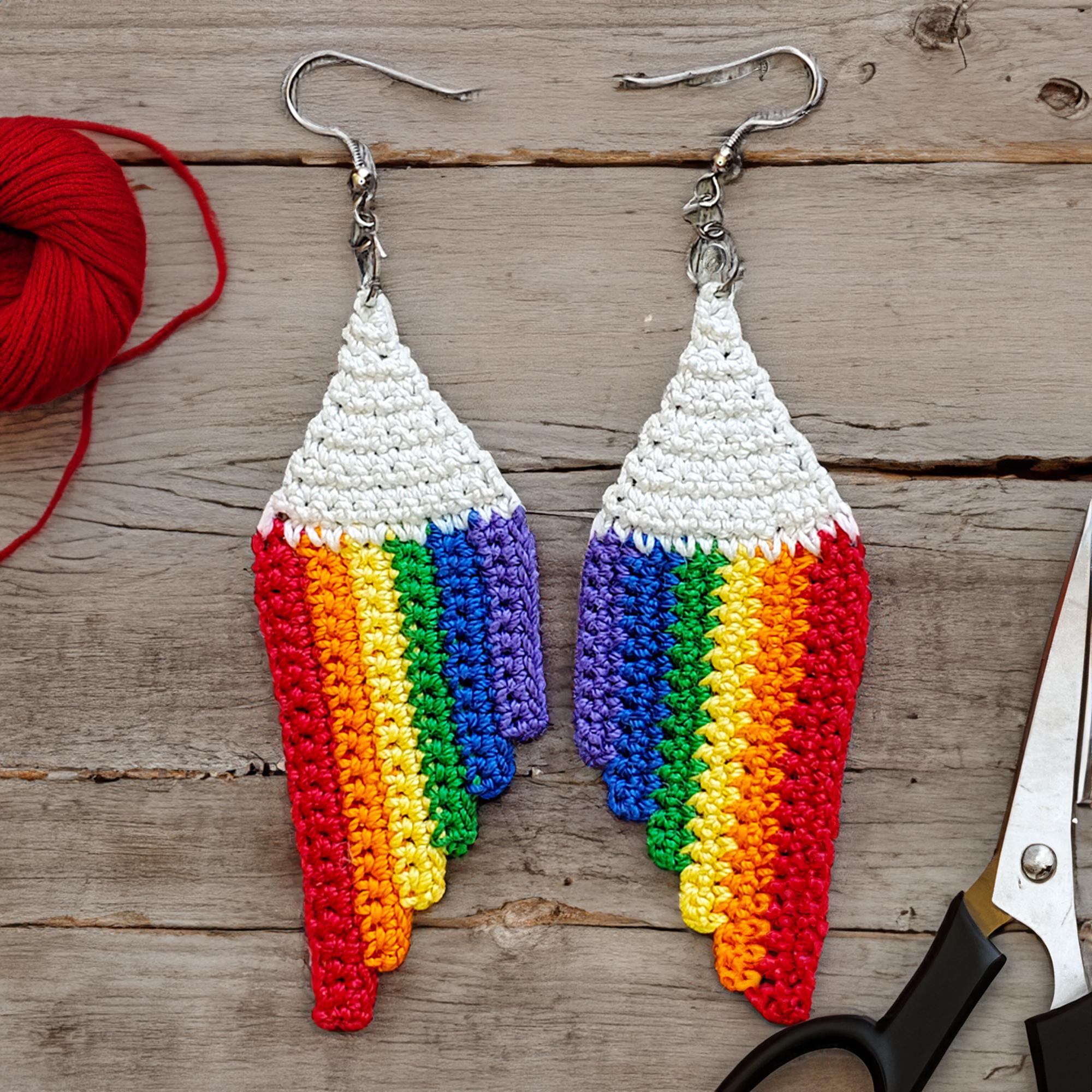 Rainbow Dangle Earrings