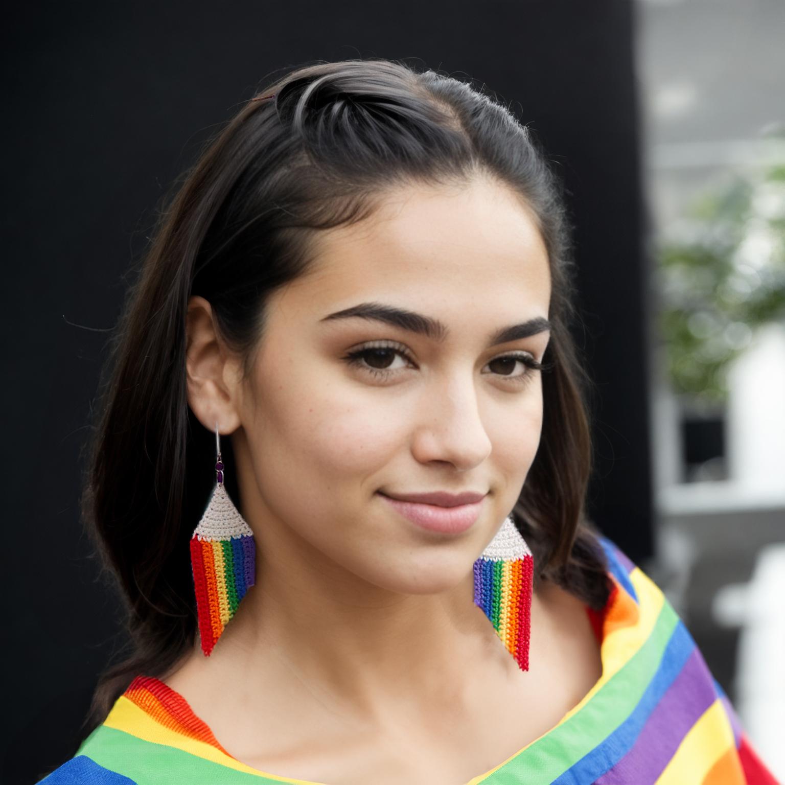 Rainbow Dangle Earrings