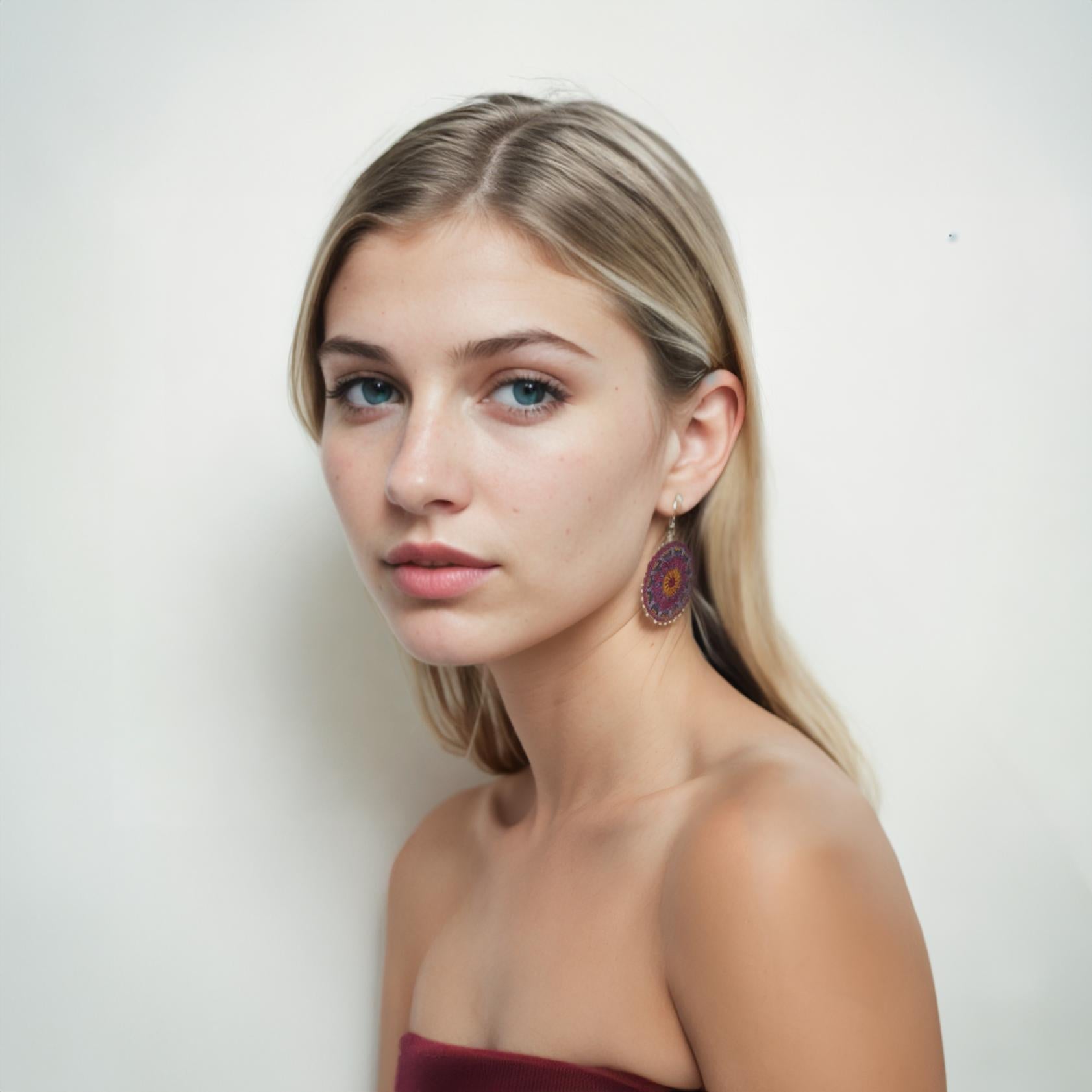 Bohemian Circle Necklace & Earrings