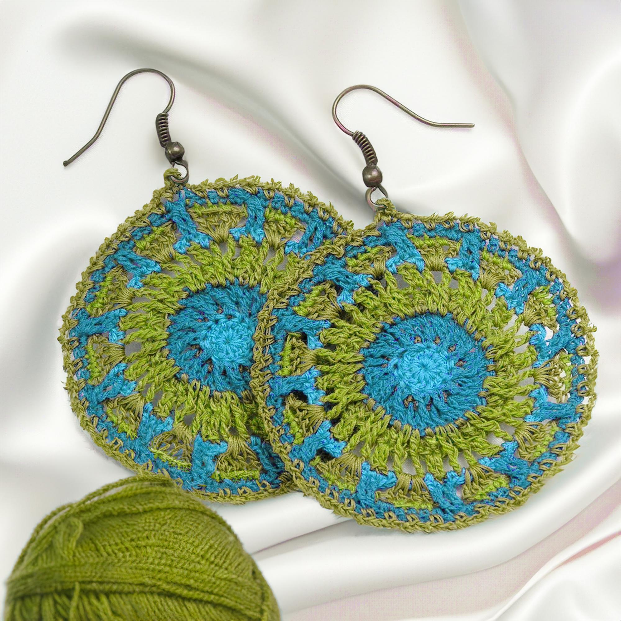 Bohemian Circle Necklace & Earrings