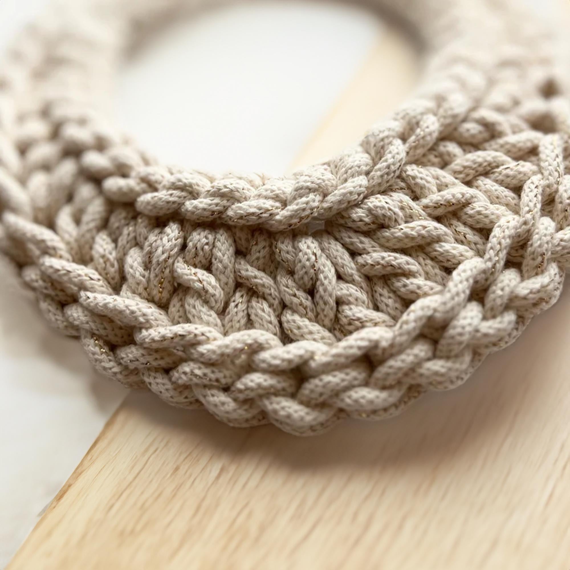 Chunky Ivory Knot Necklace