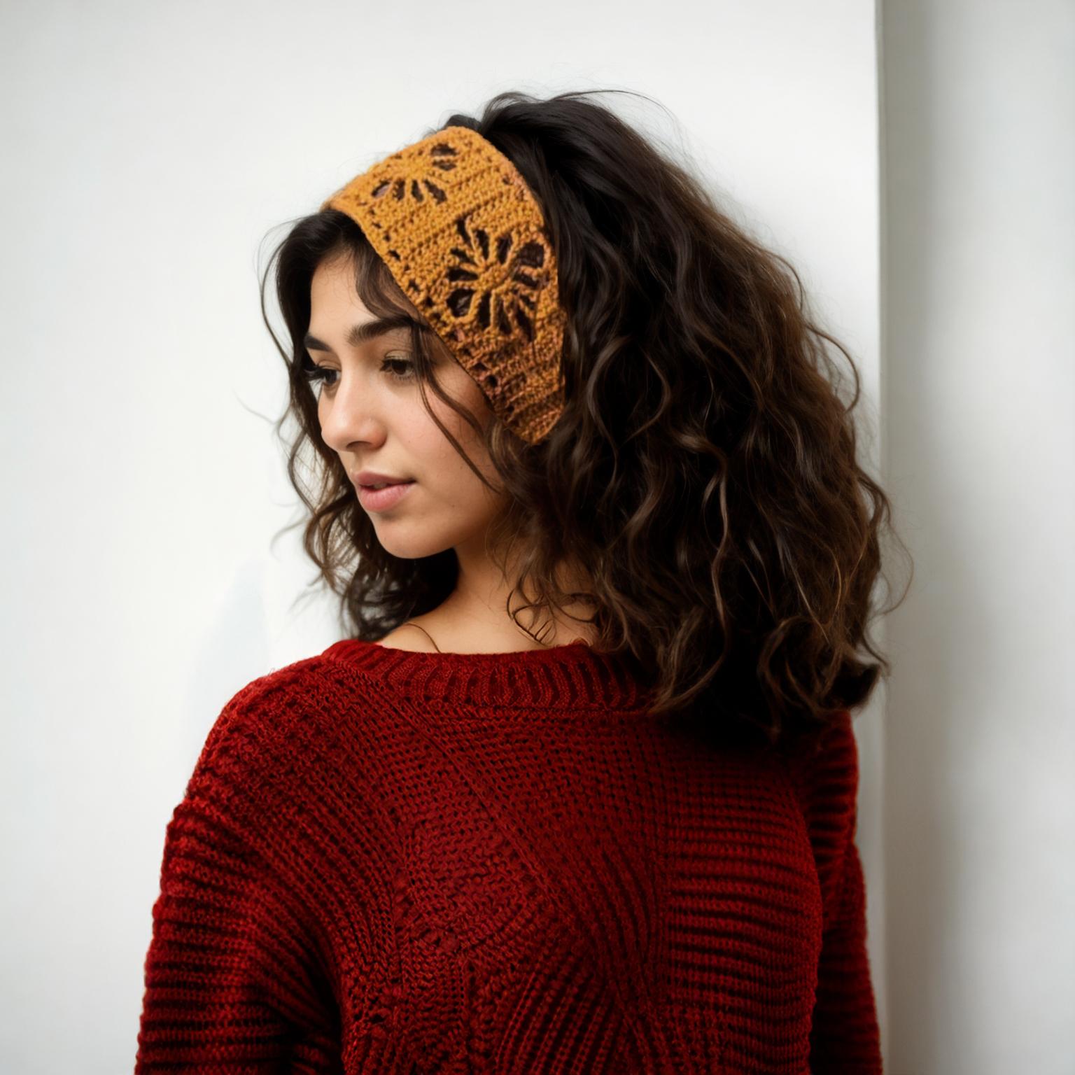 Retro Lace Tie Headband