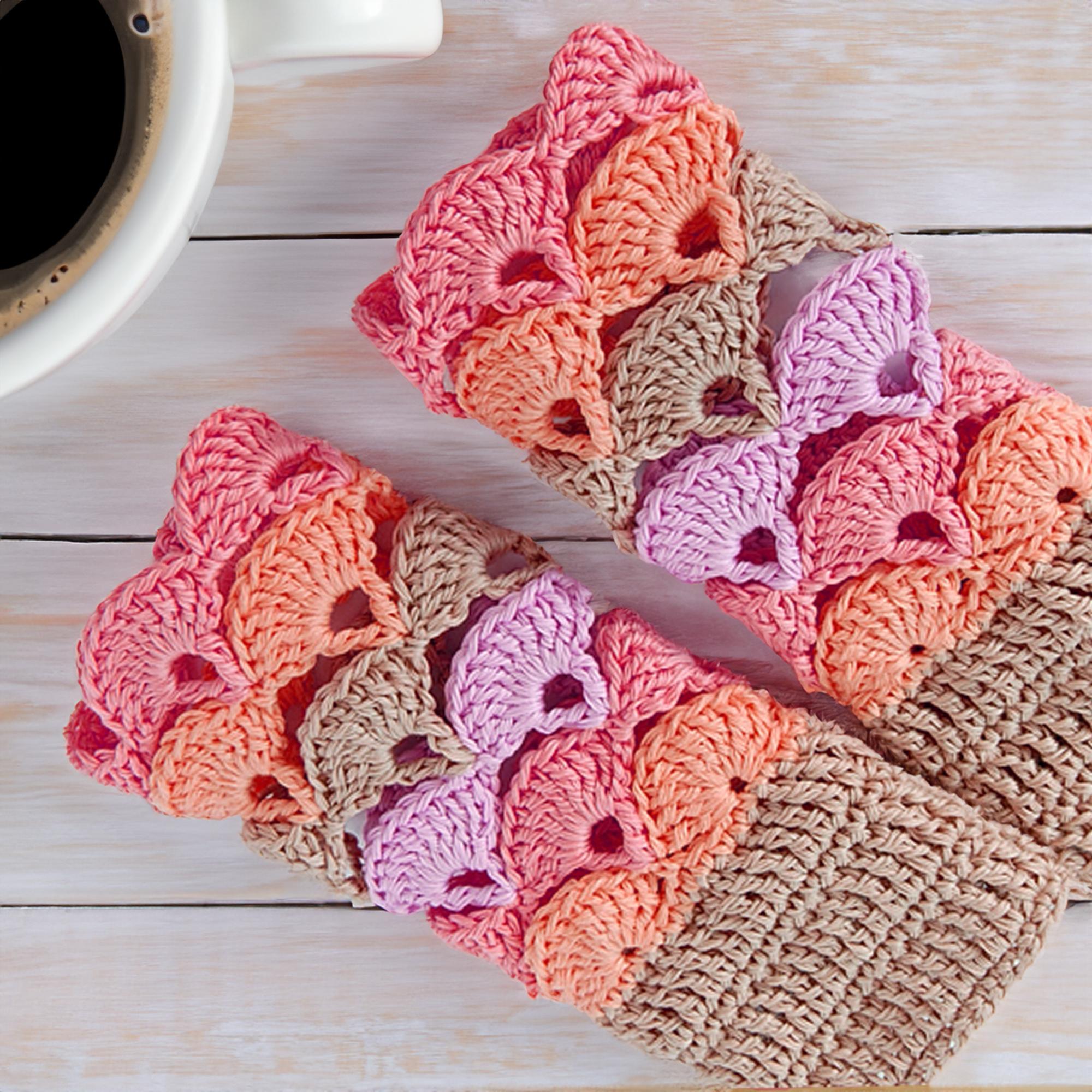 Baby Blue White Puff Mittens