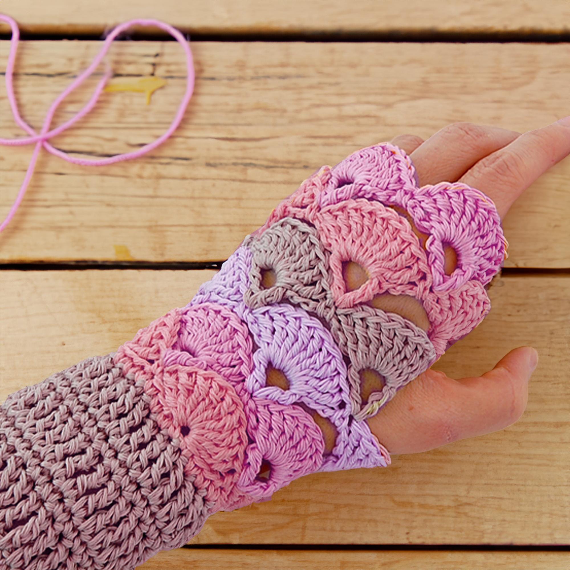Baby Blue White Puff Mittens