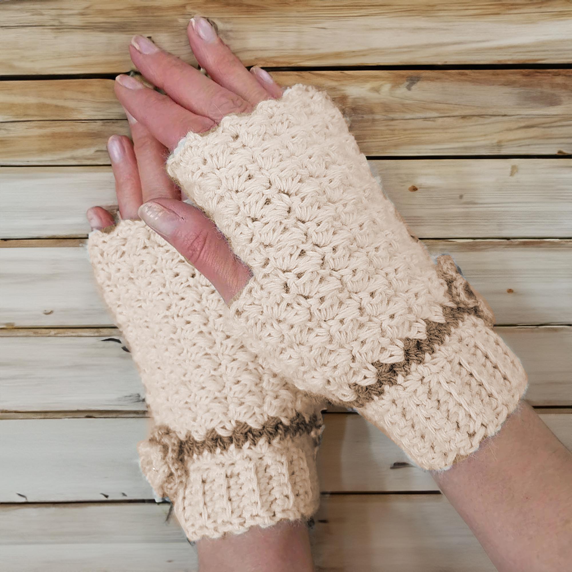 Vintage Neutrals Fingerless Gloves