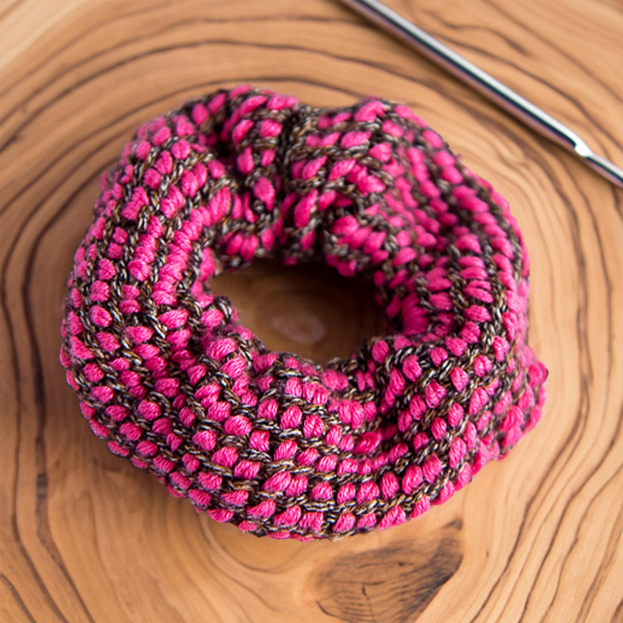 Tunisian Fluff Scrunchie
