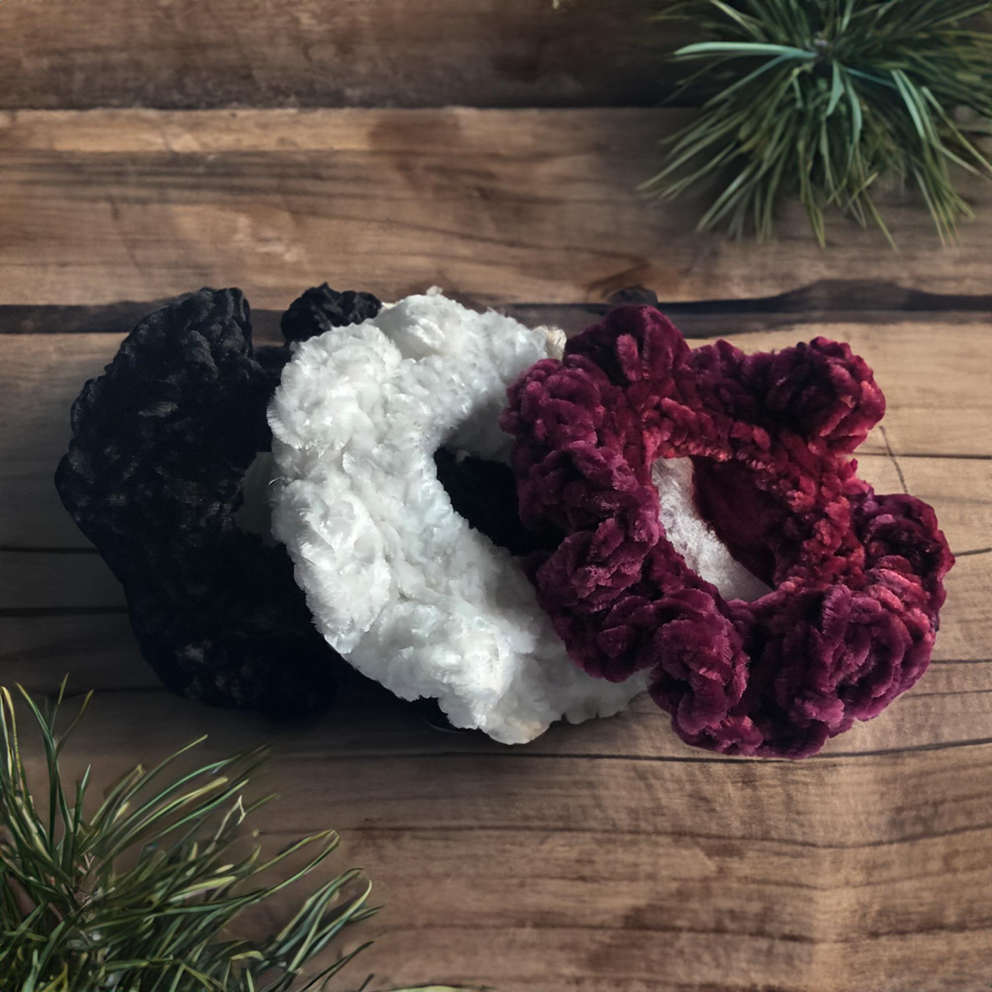 Velvety Plush Scrunchie