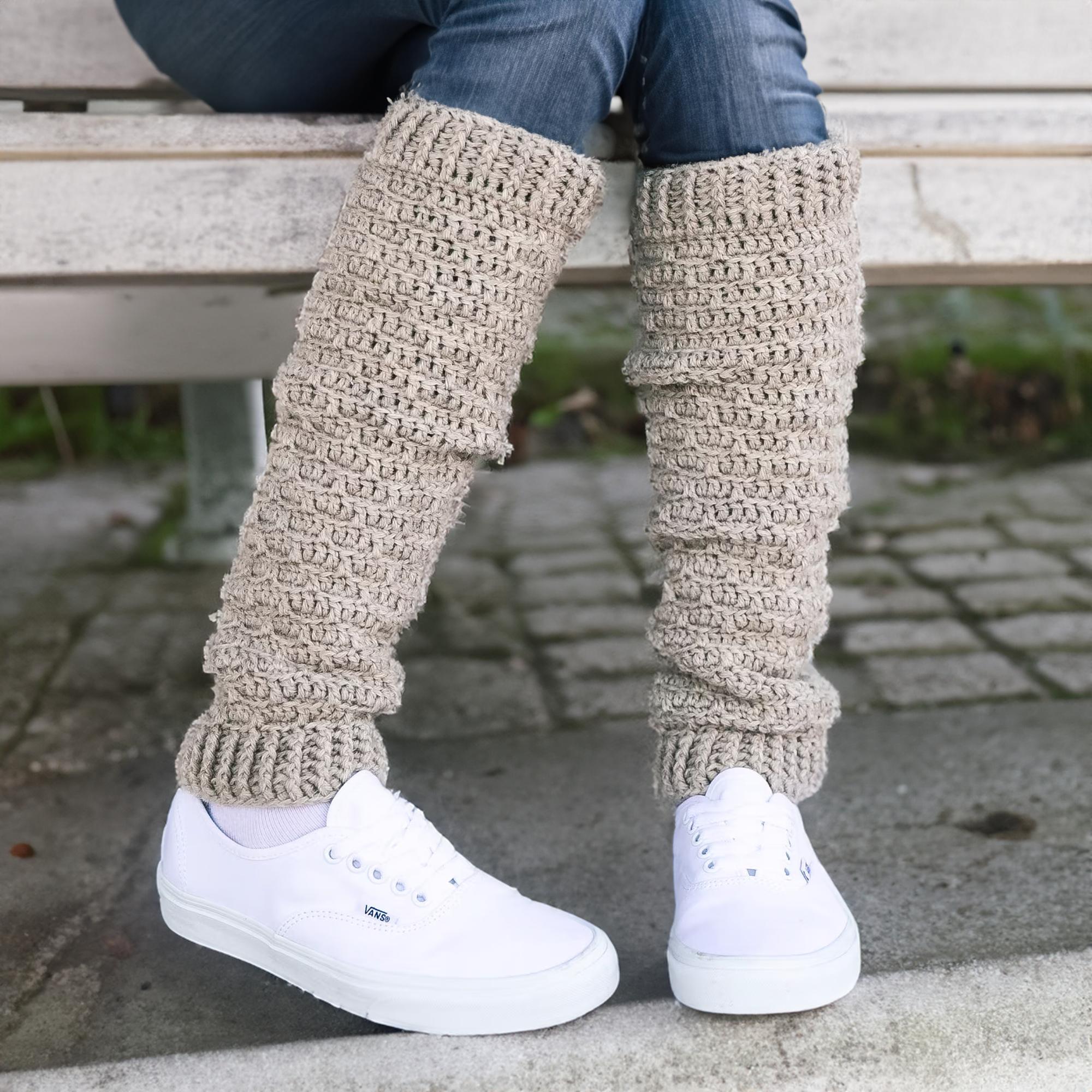 Classic Oatmeal Leg Warmers