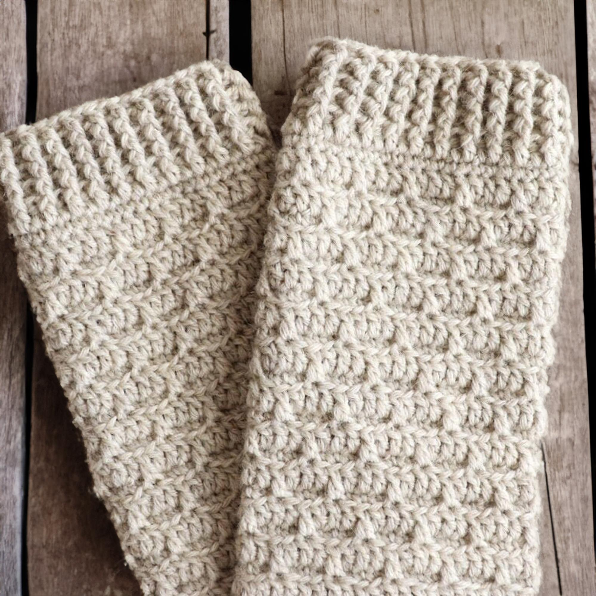 Classic Oatmeal Leg Warmers