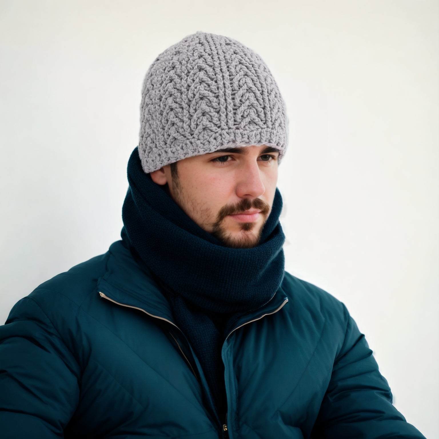 Frosty Cable Hat